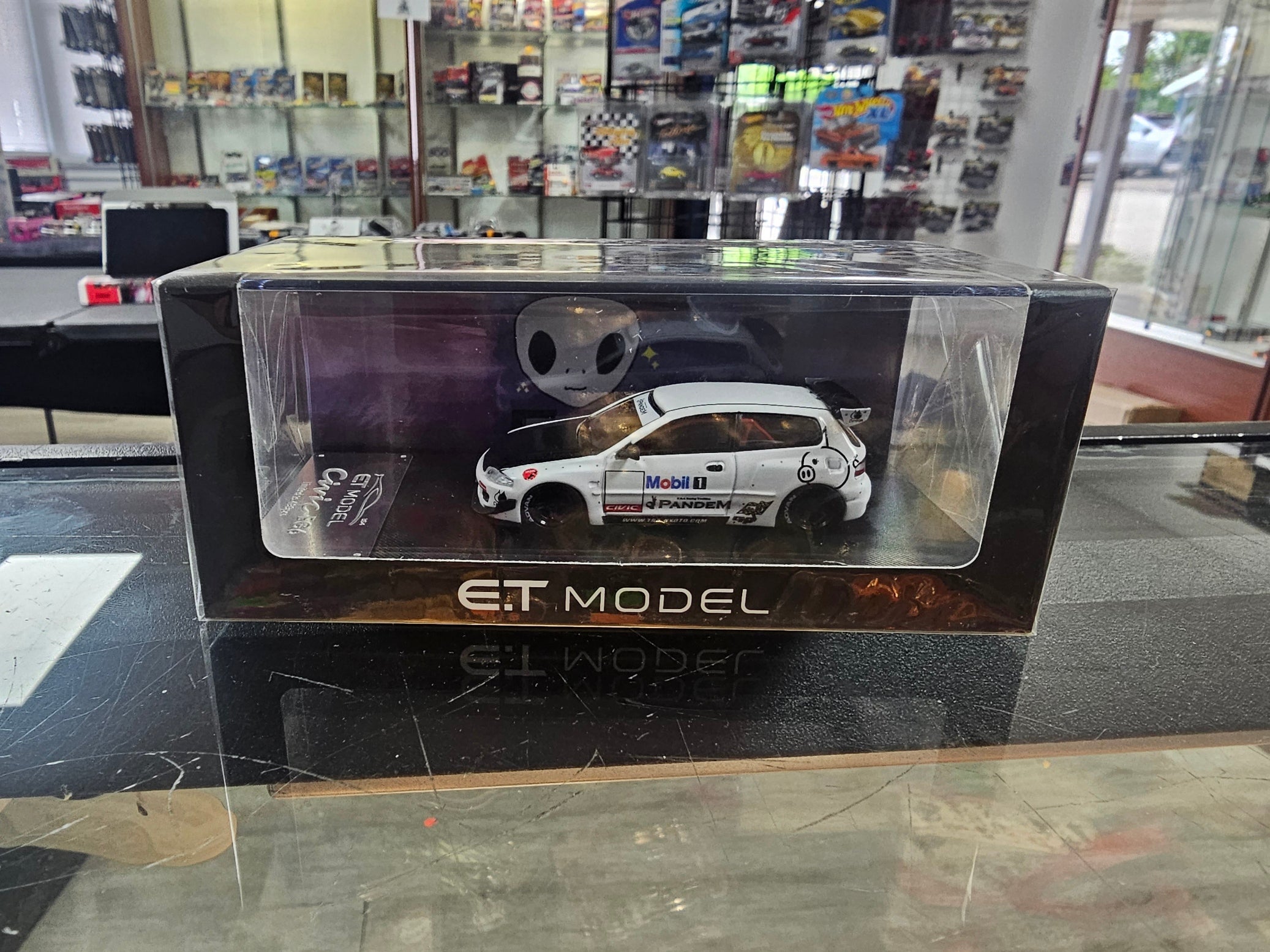 ET Model x Model Collect 1:64 Pandem Honda Civic EG 5th Generation Rocket Bunny