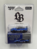 MINI GT #1124 Liberty Walk LB-Silhouette Works GT Nissan 35GT-RR Ver.2 – Blue