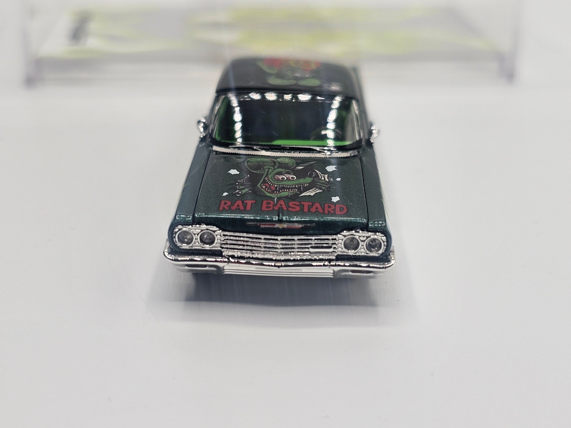 Fine Works64 Chevrolet Impala Bouncing Car - Emerald Green Fink Mouse