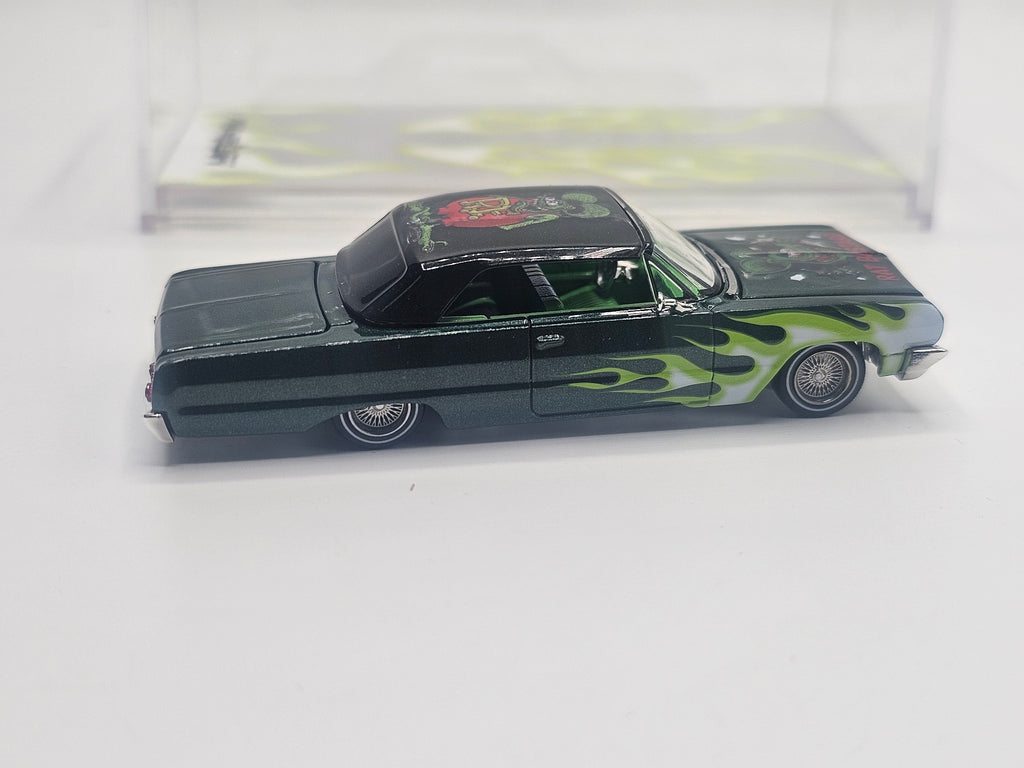 Fine Works64 Chevrolet Impala Bouncing Car - Emerald Green Fink Mouse
