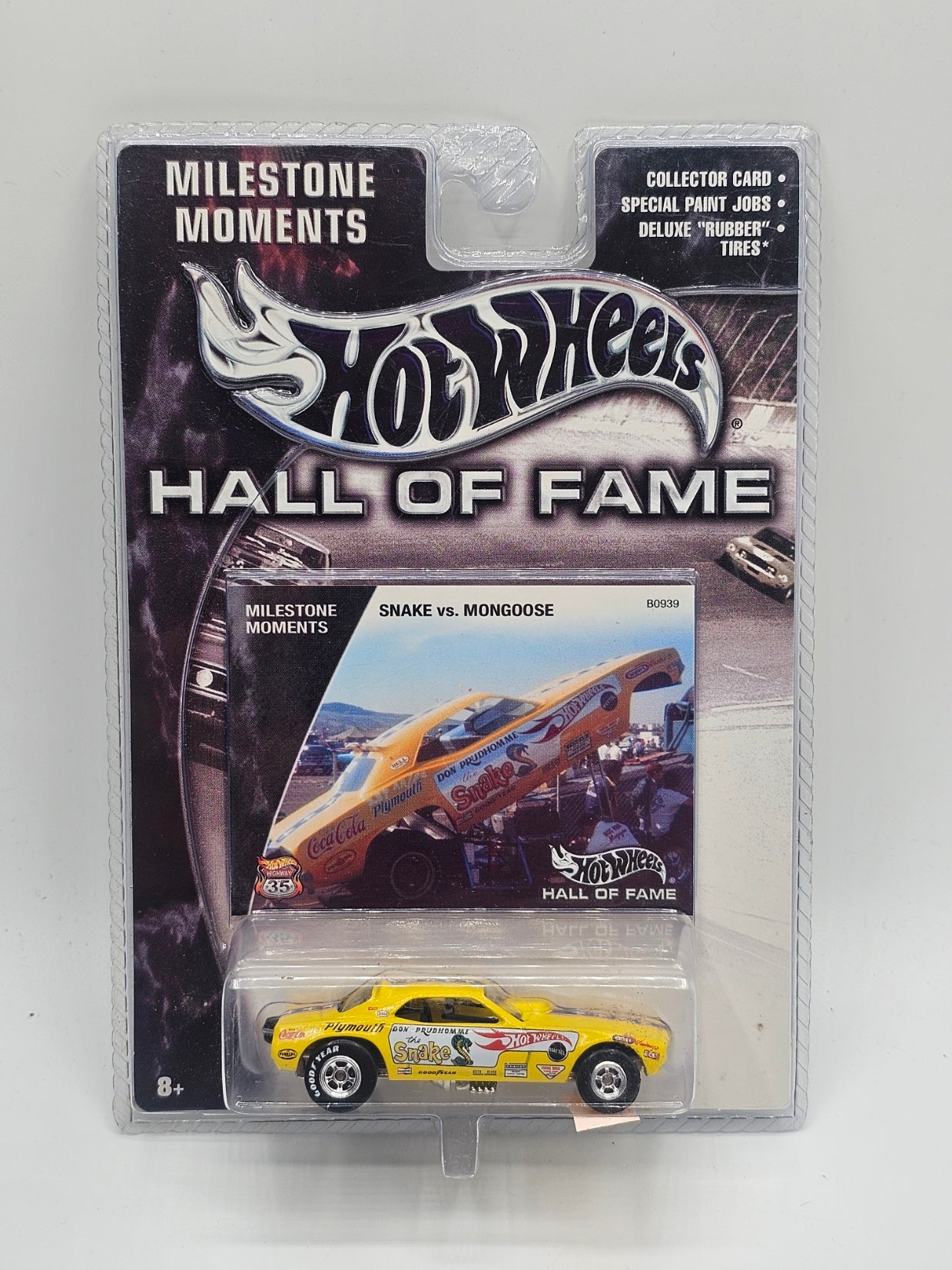 Hot Wheels Milestone Moments Hall of Fame Snake vs. Mongoose