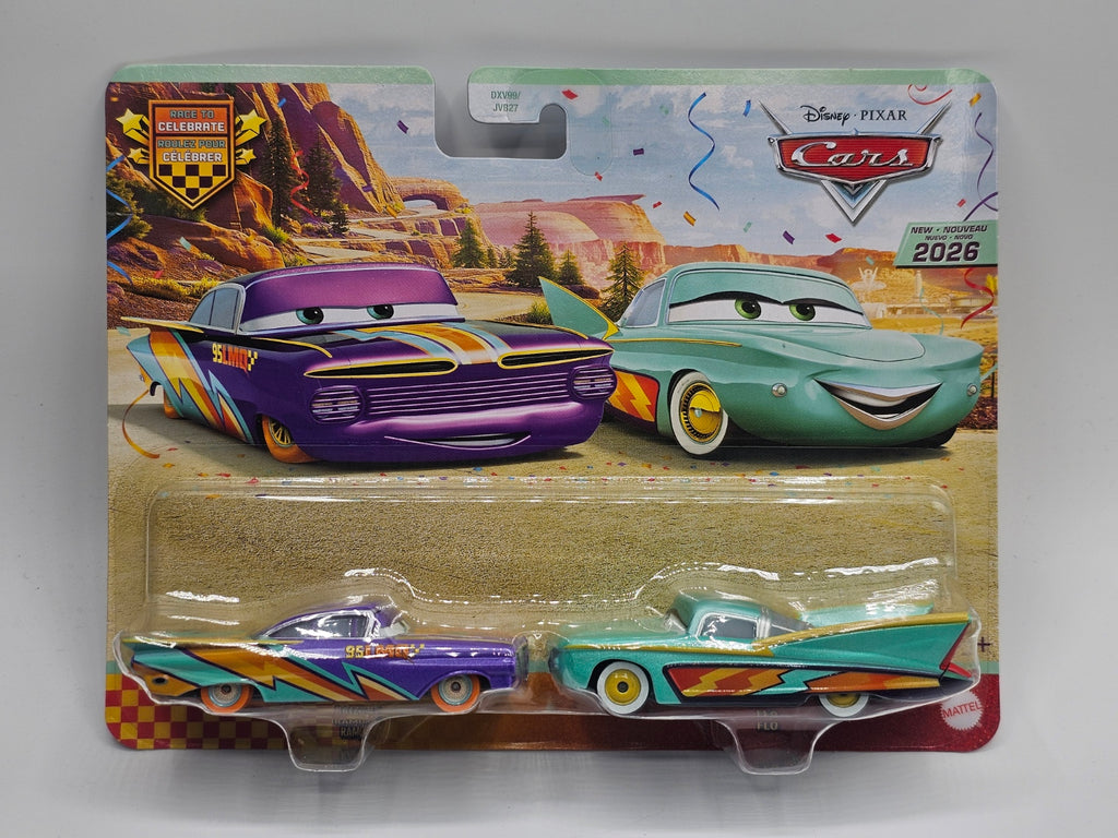Disney Pixar Cars 20th Anniversary Race Celebrating Ramone and Flo 2-Pack