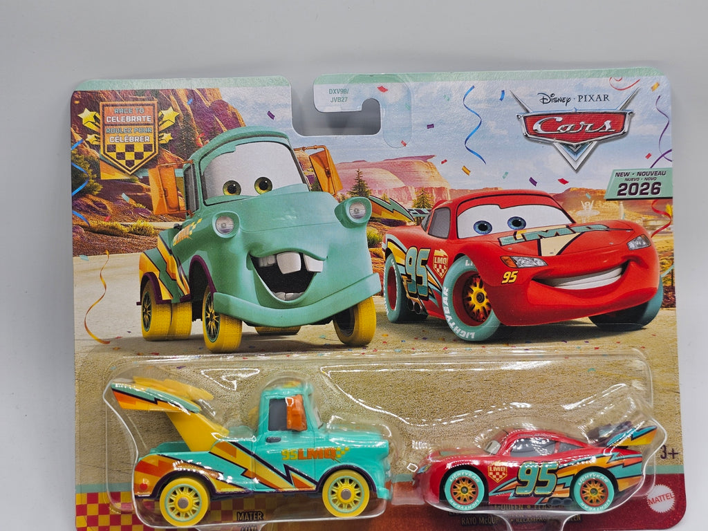 Disney Pixar Cars 20th Anniversary Race to Celebrate Lightning & Mater 2-Pack