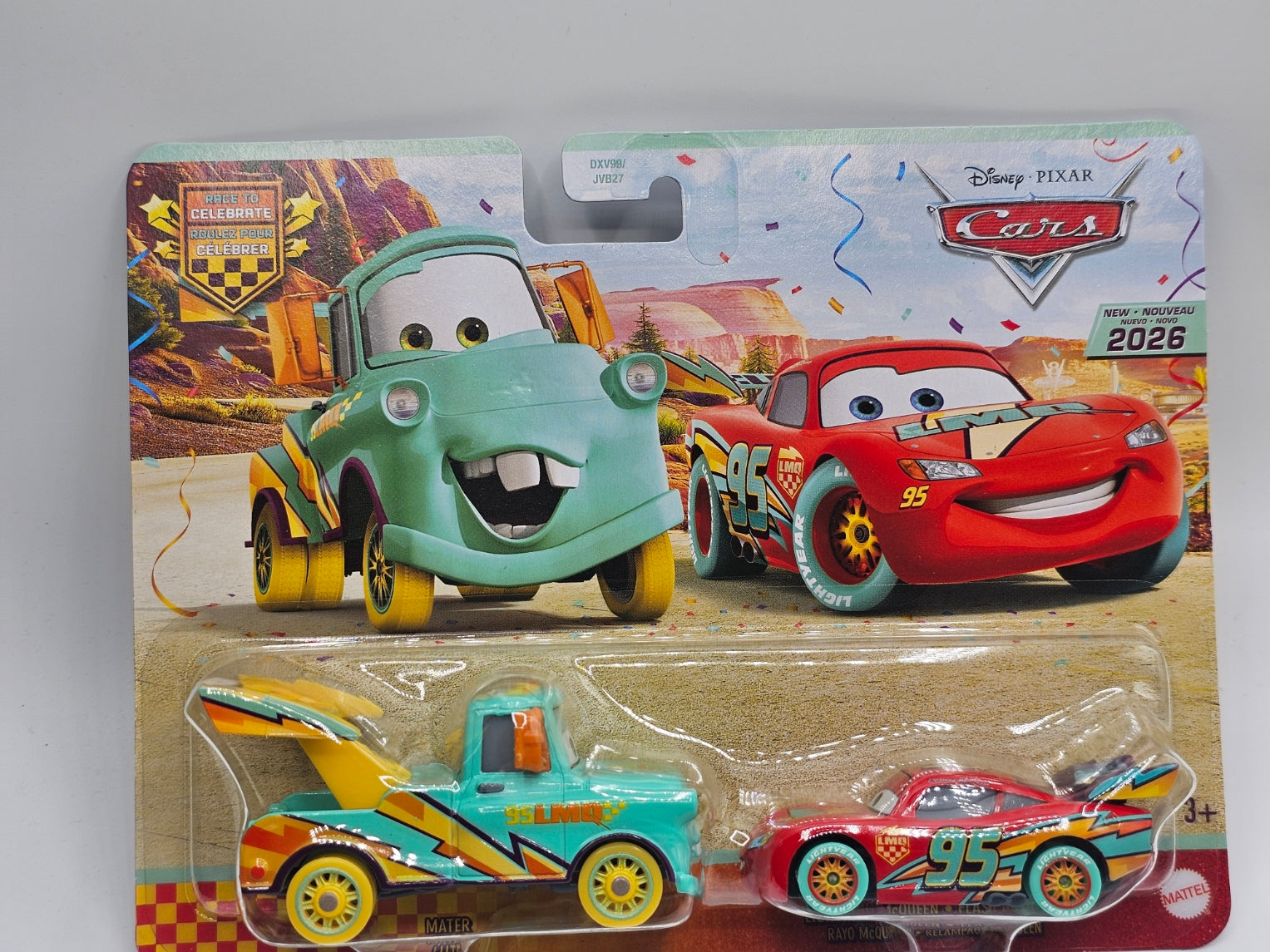 Disney Pixar Cars 20th Anniversary Race to Celebrate Lightning & Mater 2-Pack