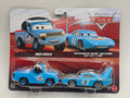 Disney Pixar Cars The King and Roger Wheeler JKW73 Diecast 1:55 Scale 2-Pack