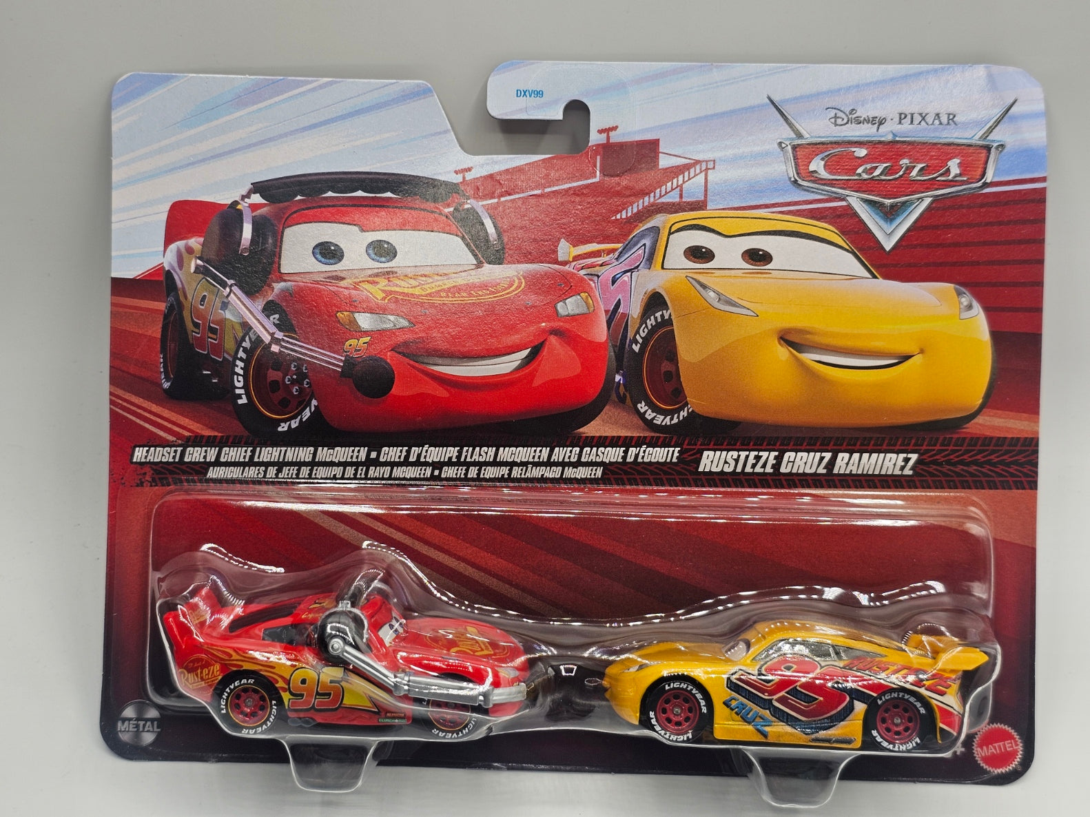 Disney Pixar Cars Headset Crew Lightning McQueen and Rusteze Cruz Ramirez 2-Pack