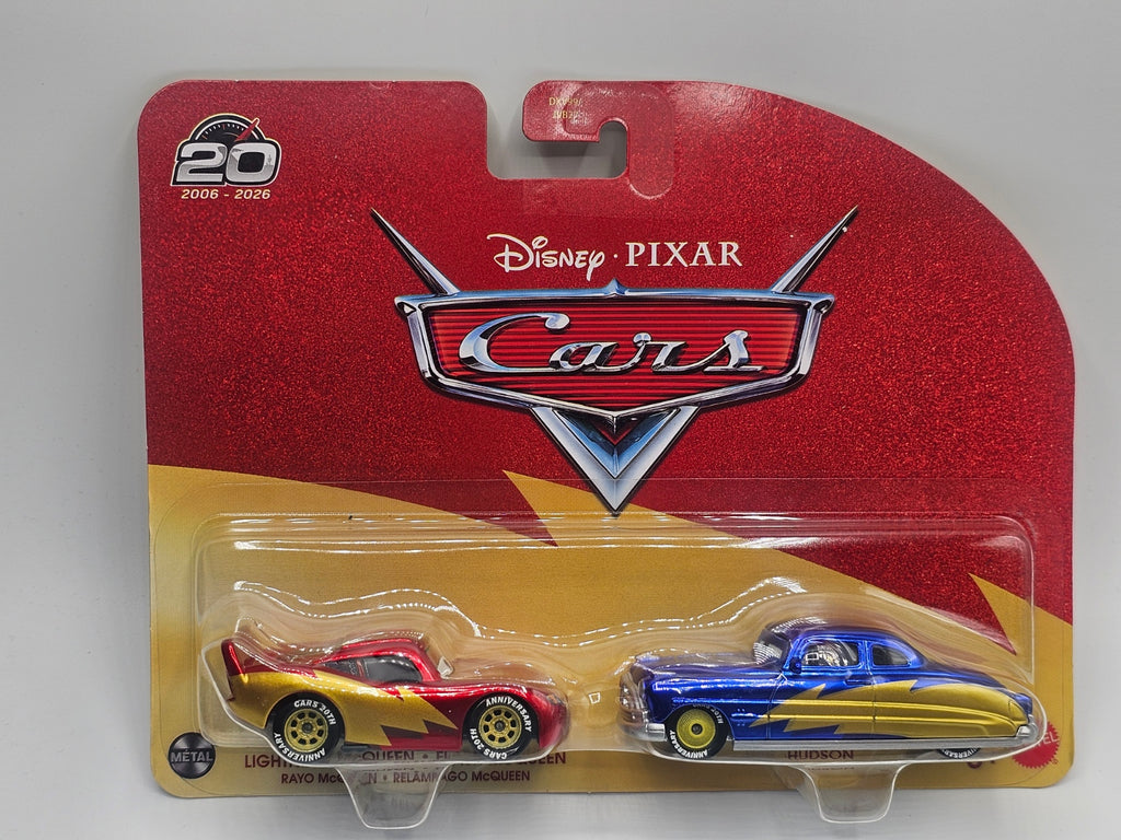 Disney Pixar Cars 20th Anniversary Lightning McQueen and Doc Hudson 2-Pack