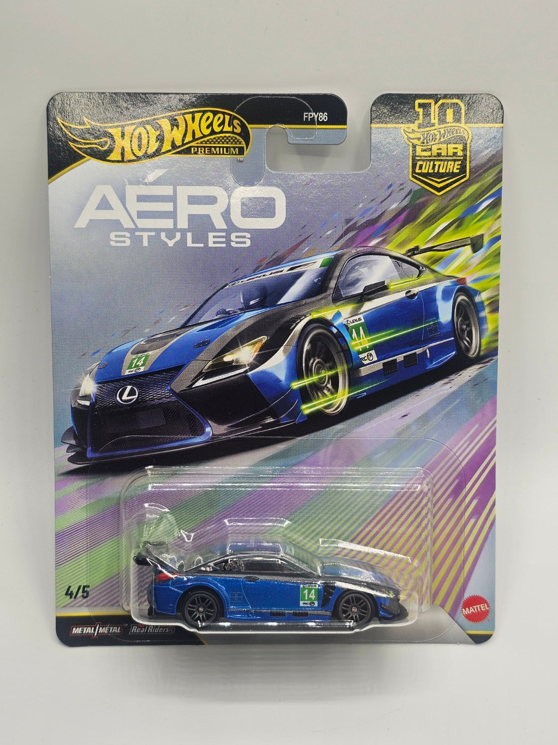 Hot Wheels Premium Lexus RC F GT3 Aero Styles Car Culture
