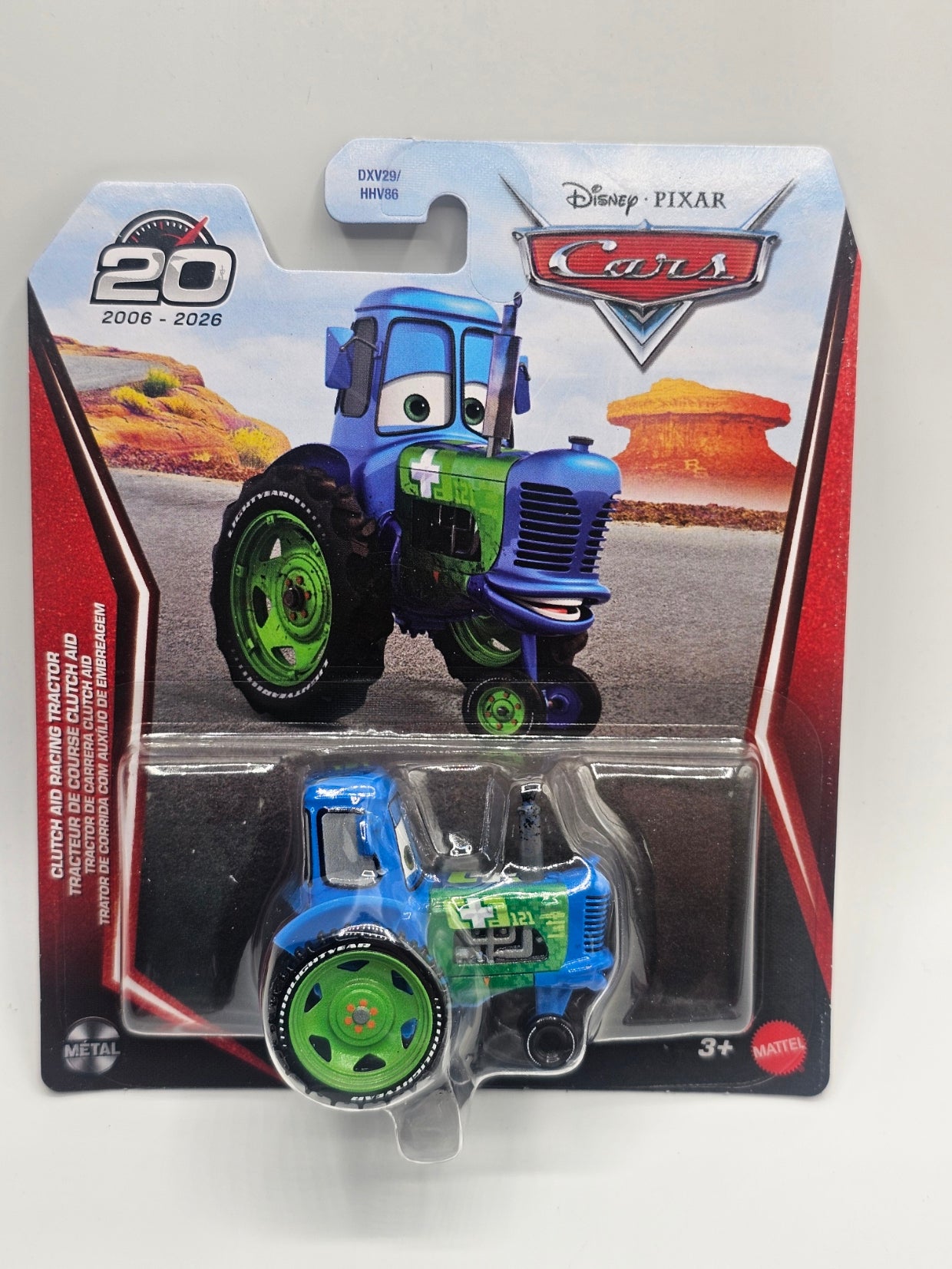 Disney Pixar Cars 20th Anniversary 2006–2026 – Clutch Aid Racing Tractor