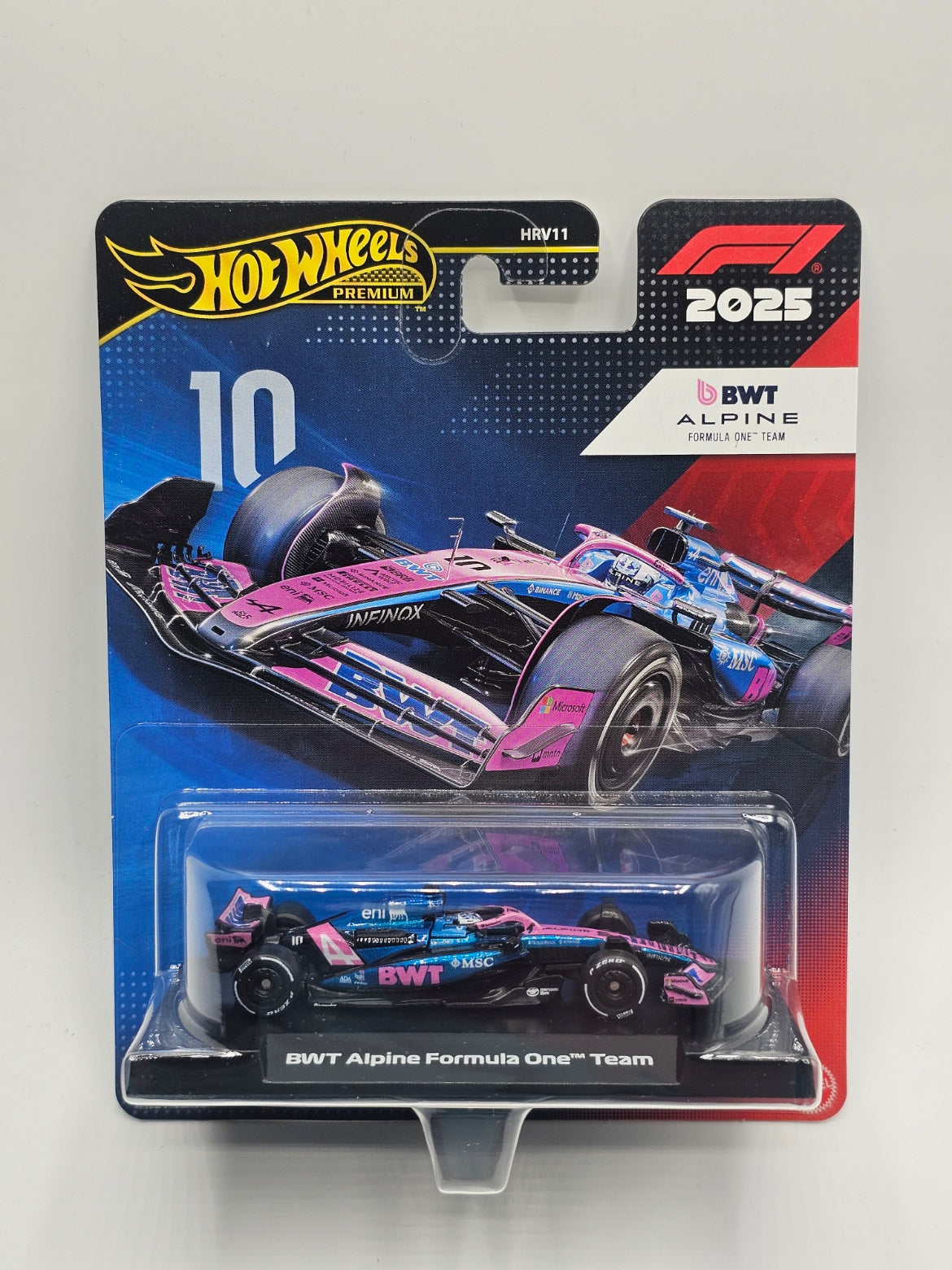 Hot Wheels Premium F1 2025 – BWT Alpine Formula One Team #10