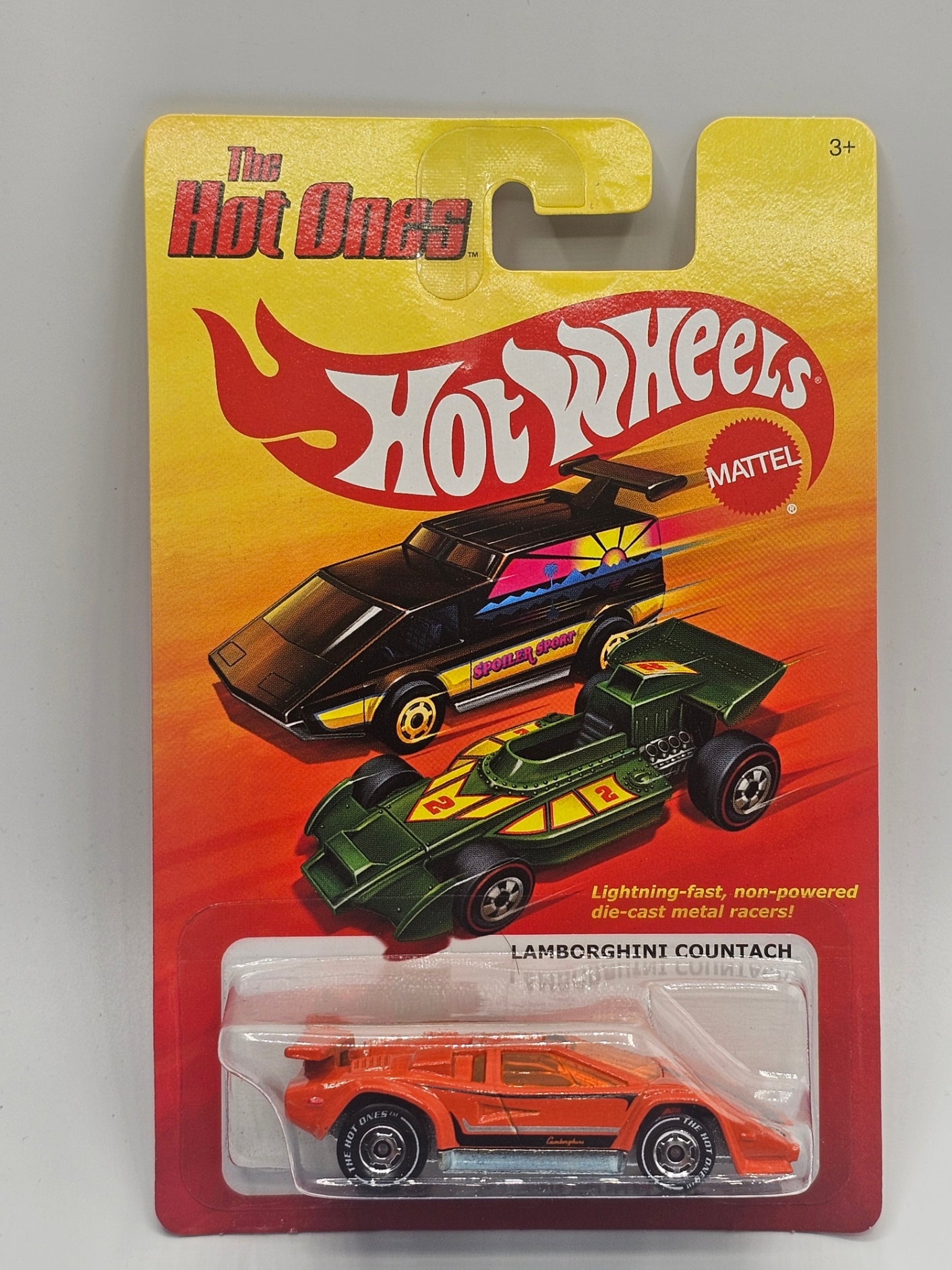 Hot Wheels The Hot Ones Lamborghini Countach Chase