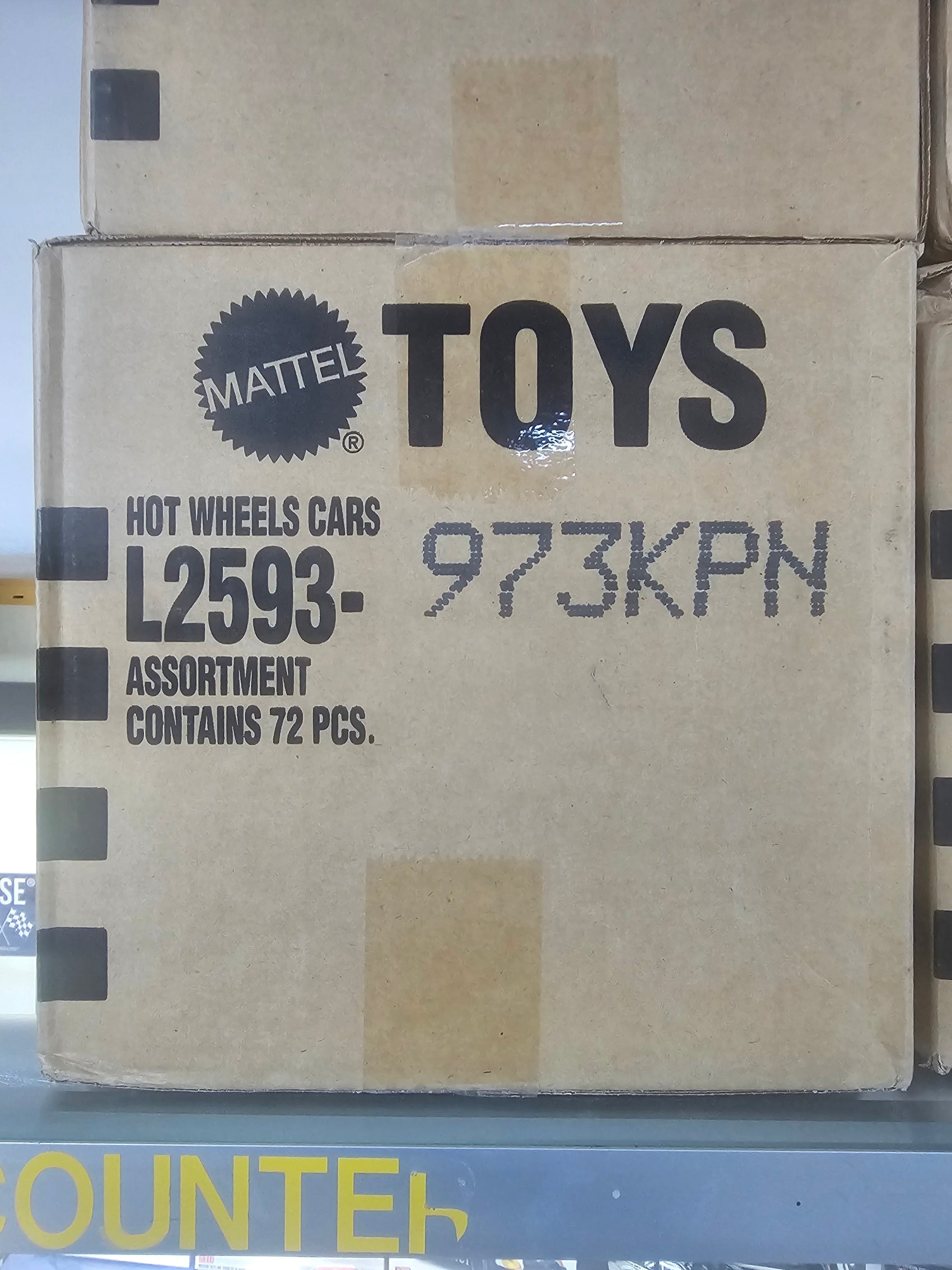 Hot Wheels K Case USA Card 72-Count Sealed Box