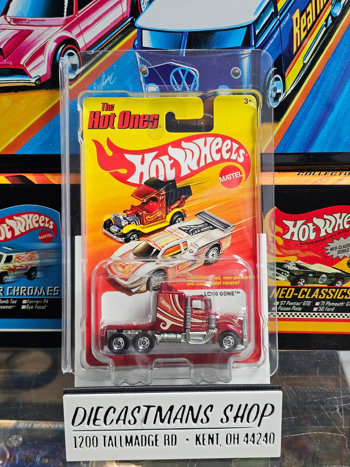 Hot Wheels 2012 The Hot Ones Long Gone Peterbilt Semi Tractor