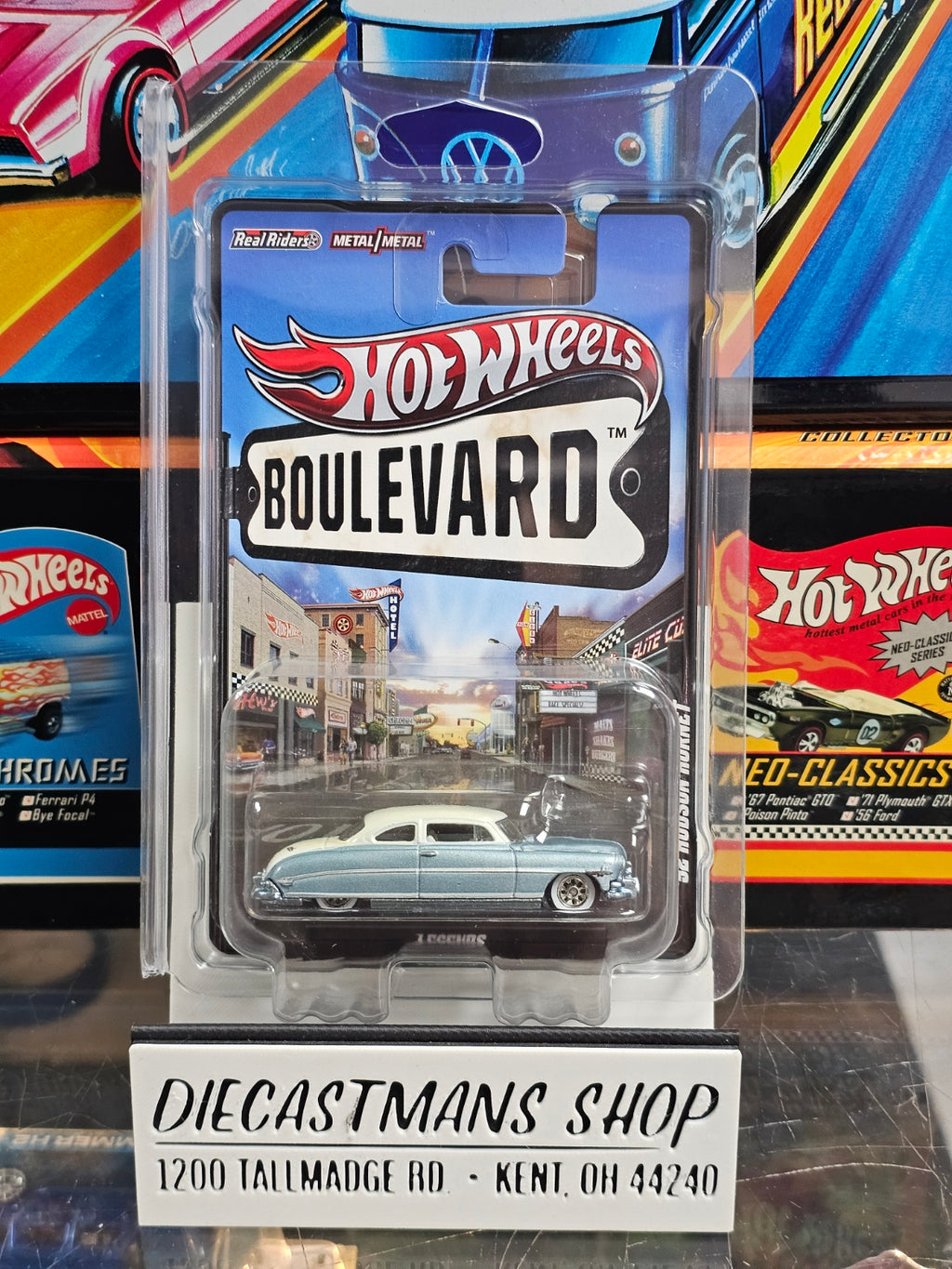 Hot Wheels Boulevard Legends '52 Hudson Hornet Legends Real Riders 2012