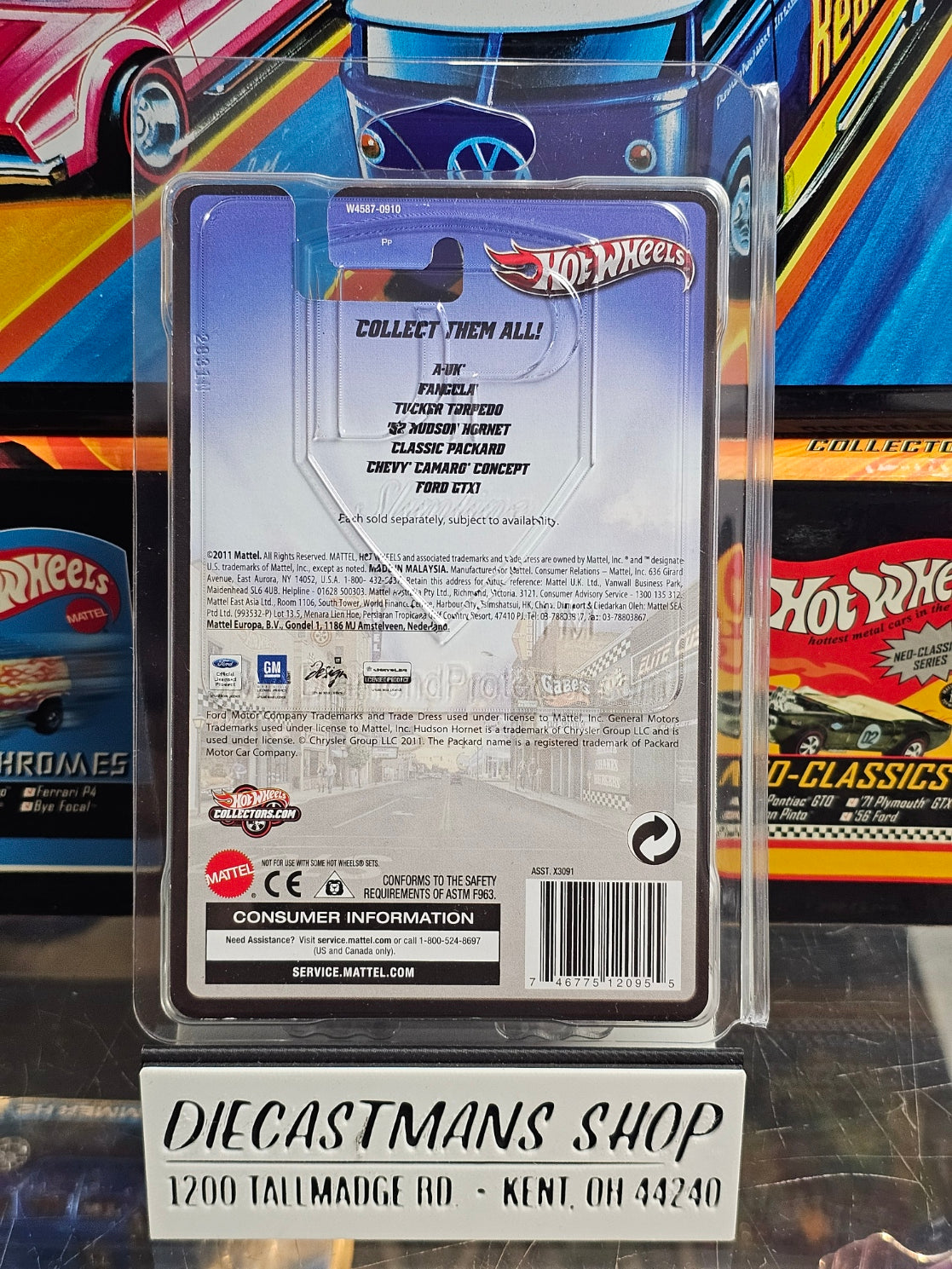Hot Wheels Boulevard Legends '52 Hudson Hornet Legends Real Riders 2012