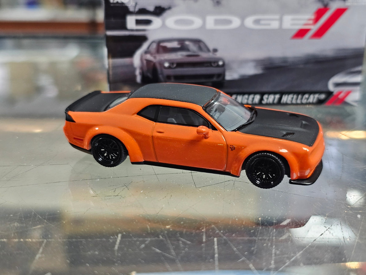 2019 Dodge Challenger SRT Hellcat Go Mango Orange IXO America 1:64