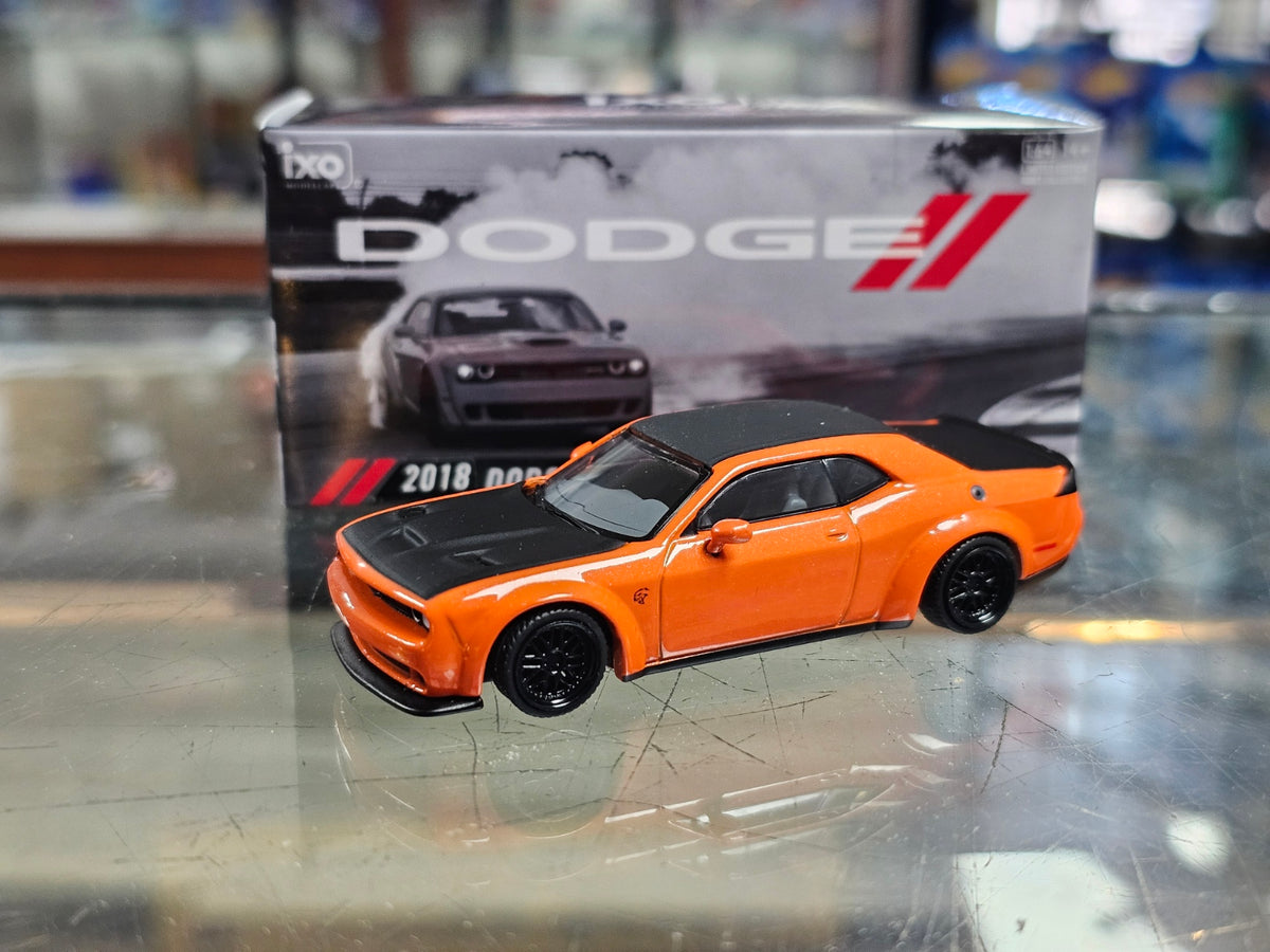 2019 Dodge Challenger SRT Hellcat Go Mango Orange IXO America 1:64