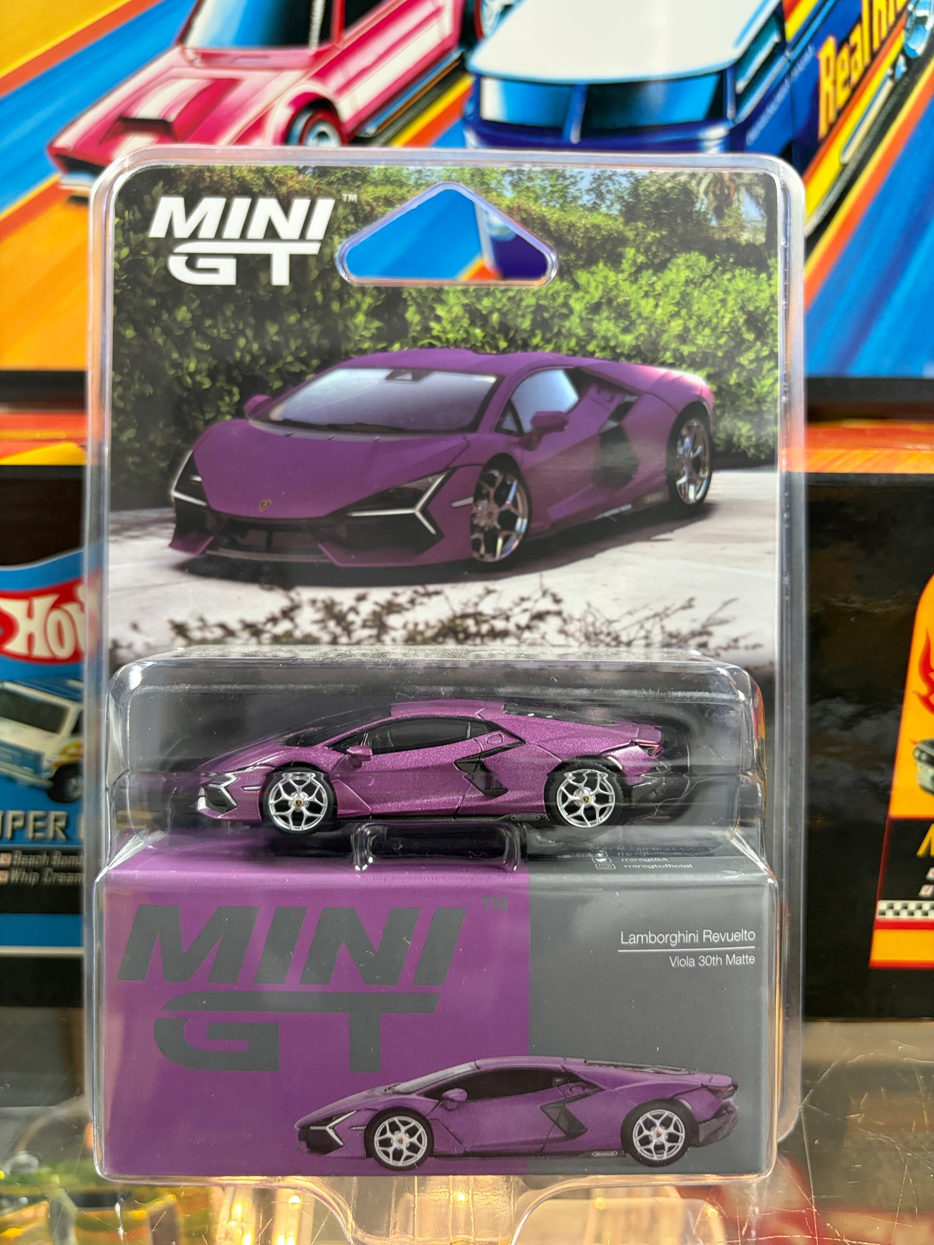 Mini GT #1121 Lamborghini Revuelto Viola 30th Matte