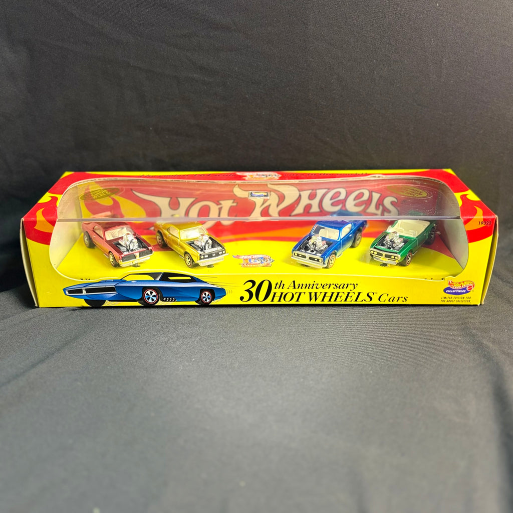1998 Hot Wheels 30th Anniversary Redlines 4 Car Set Limited Edition