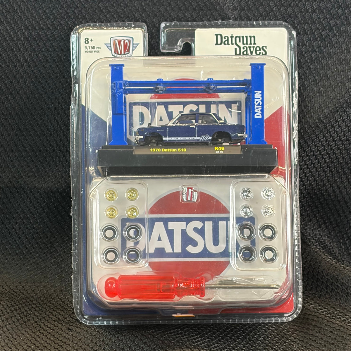 M2 Machines R46 1970 Datsun 510 Blue Model Kit