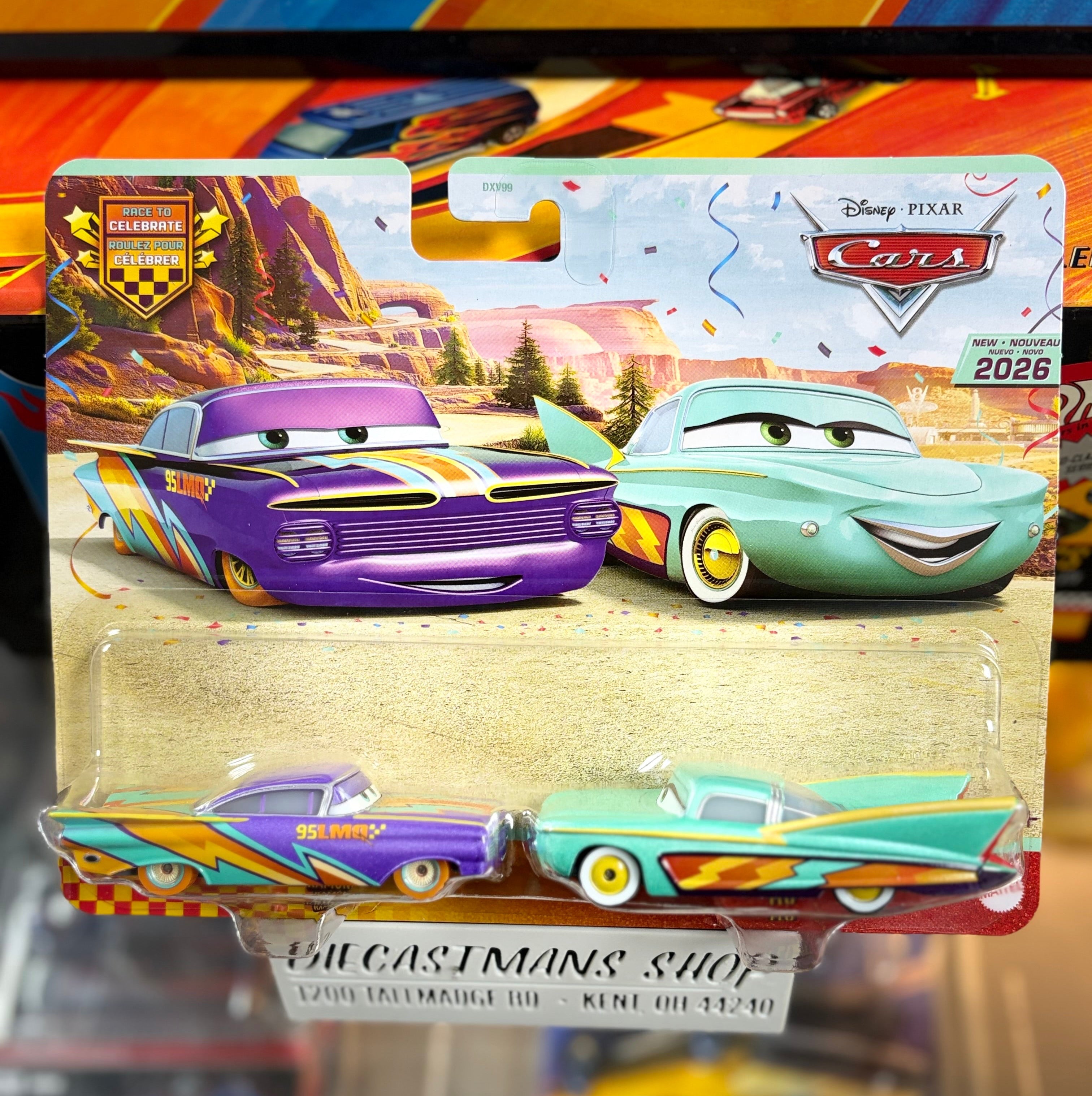 Disney Pixar Cars 20th Anniversary Race Celebrating Ramone and Flo 2-Pack