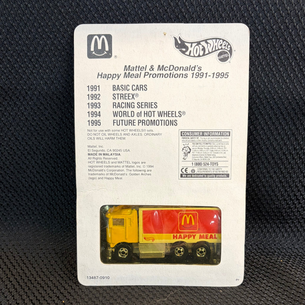 Hot Wheels Mattel & McDonald's Happy Meal 5 Years Limited Edition