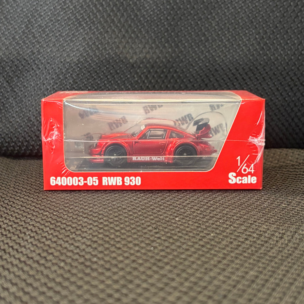FG 1:64 Red RWB 930 Sports Full Diecast Model Car