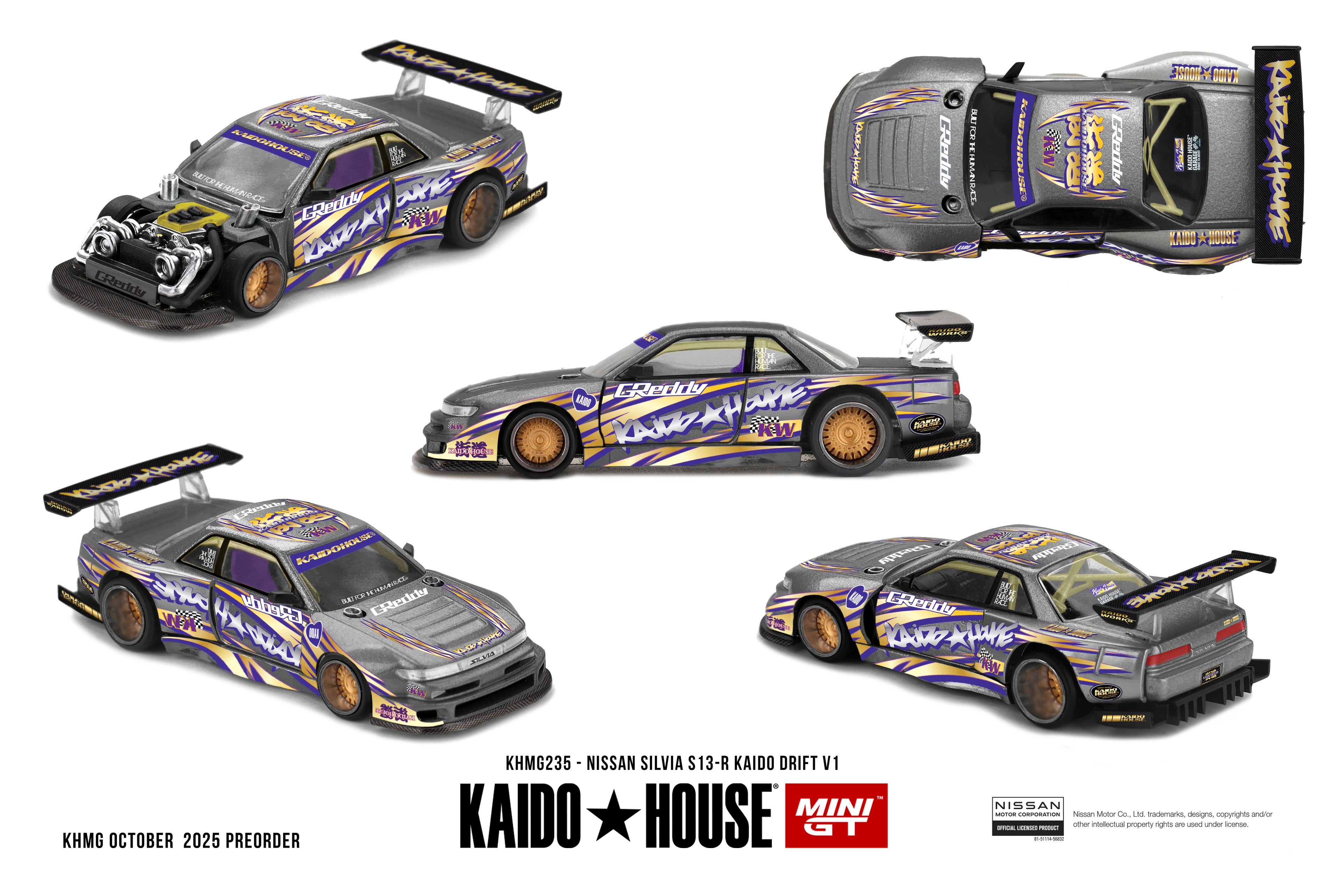 Kaido House #235 Nissan Silvia S13-R Kaido Drift V1