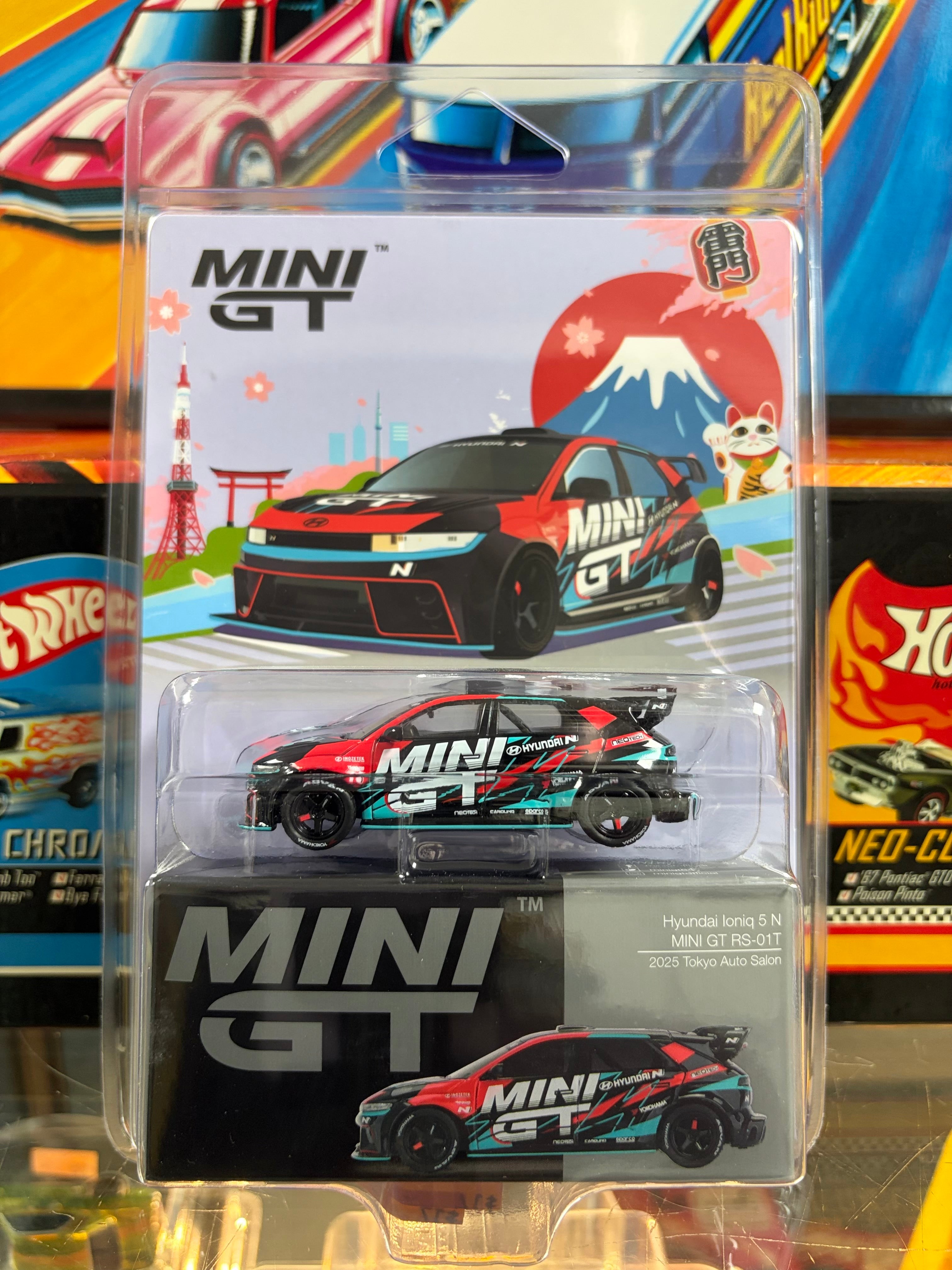 Mini GT #1098 Hyundai Ioniq 5N Mini GT RS-01T – 2025 Tokyo Auto Salon Black 1/64