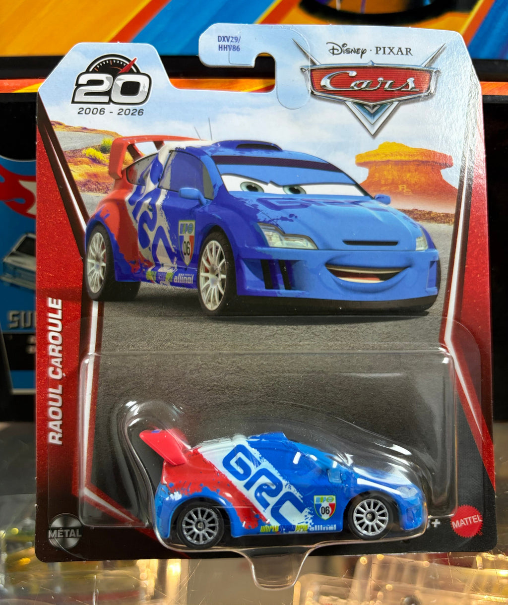 Disney Pixar Cars Toys Die-Cast Metal 1:55 Scale Vehicle - Raoul Caroule