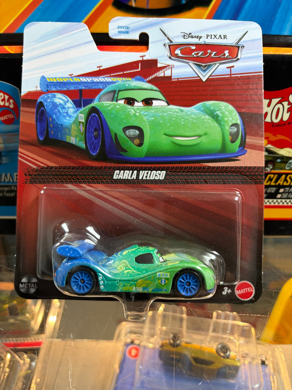 Disney Pixar Cars World Grand Prix 2026 – Carla Veloso 1:55 Scale Die-Cast Vehicle