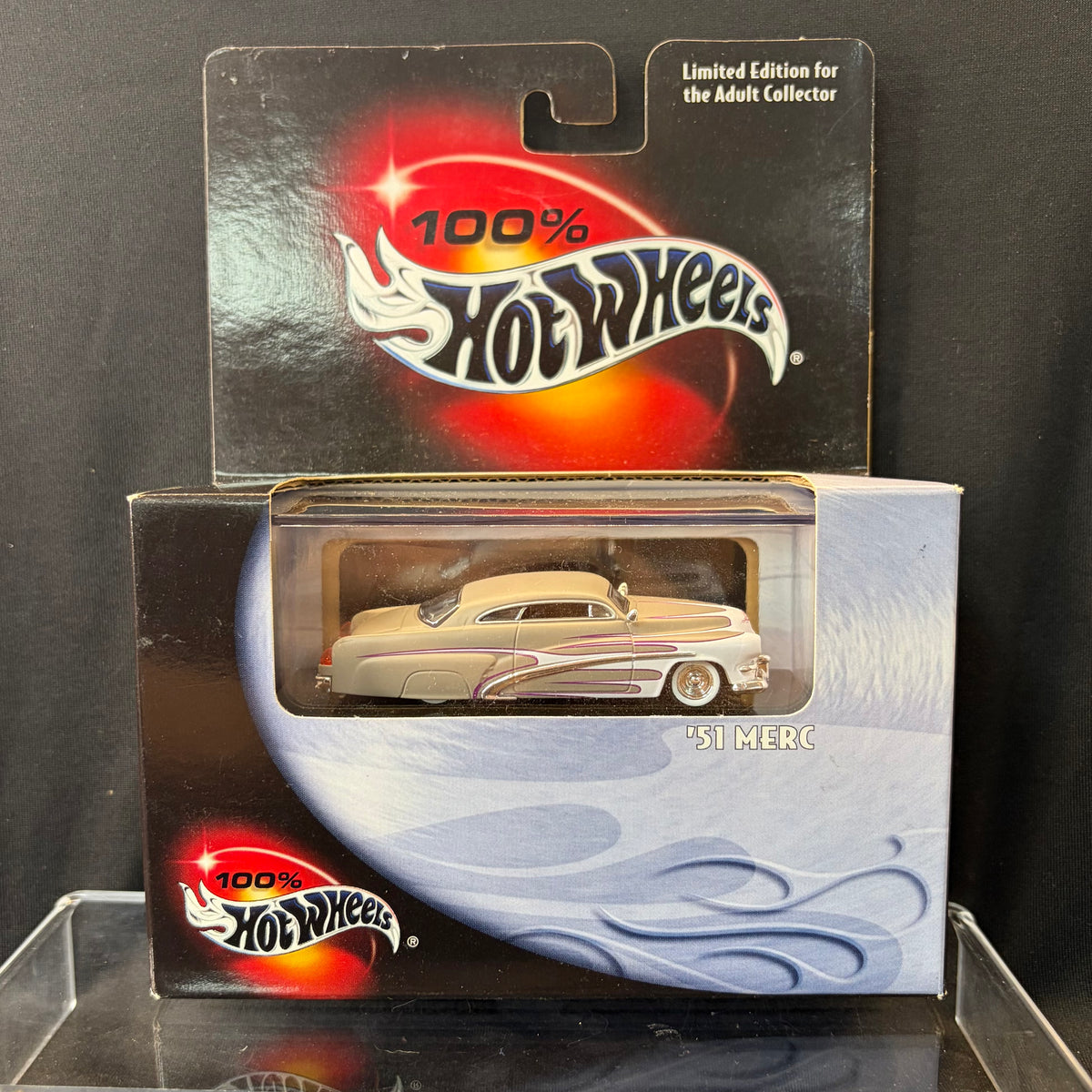 2001 Hot Wheels 100% Cool Collectibles '51 Merc Matte Gray 1:64