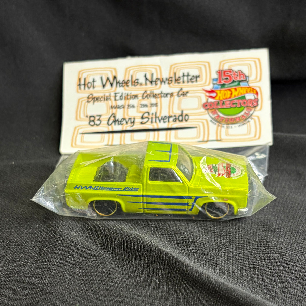Hot Wheels Newsletter '83 Chevy Silverado – 15th Collectors Nationals (Baggie)