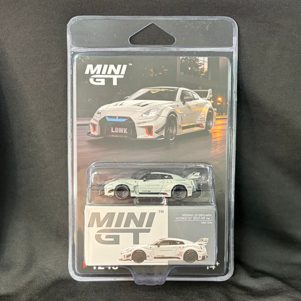 Mini GT #1248 Nissan LB-Silhouette Works GT 35GT-RR Ver.1 Matte Grey