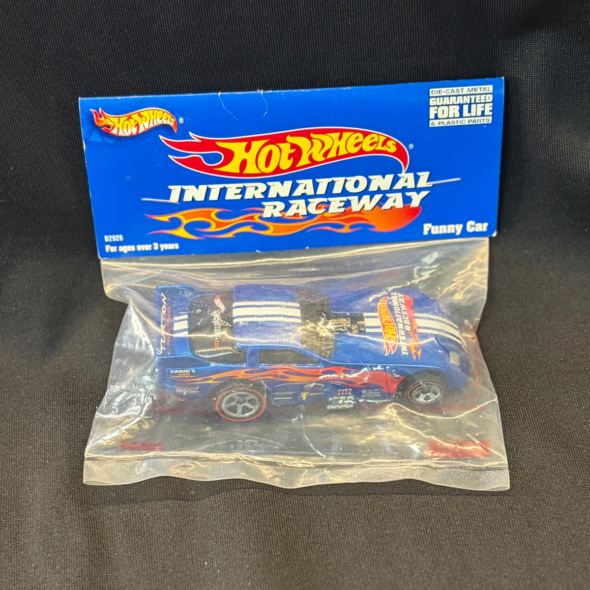 Hot Wheels 2002 Funny Car International Raceway (Baggie Car)
