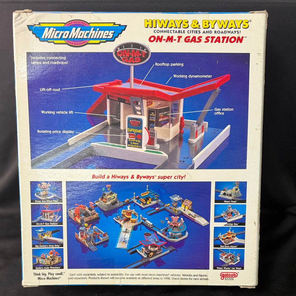 1998 Micro Machines Hiways and Byways On-M-T Gas Station