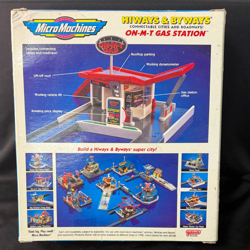 1998 Micro Machines Hiways and Byways On-M-T Gas Station