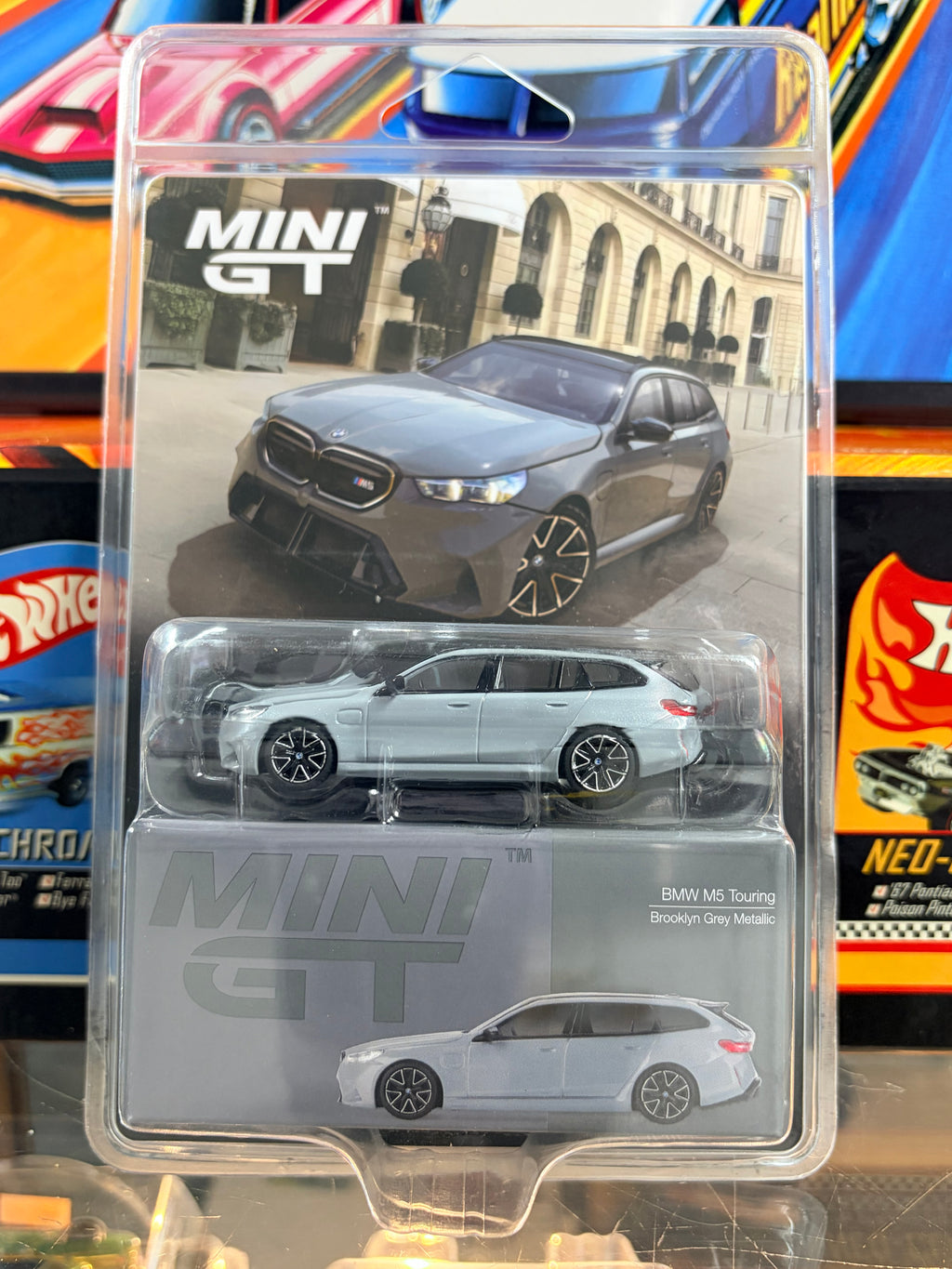 Mini GT #1096 BMW M5 Touring Brooklyn Grey Metallic