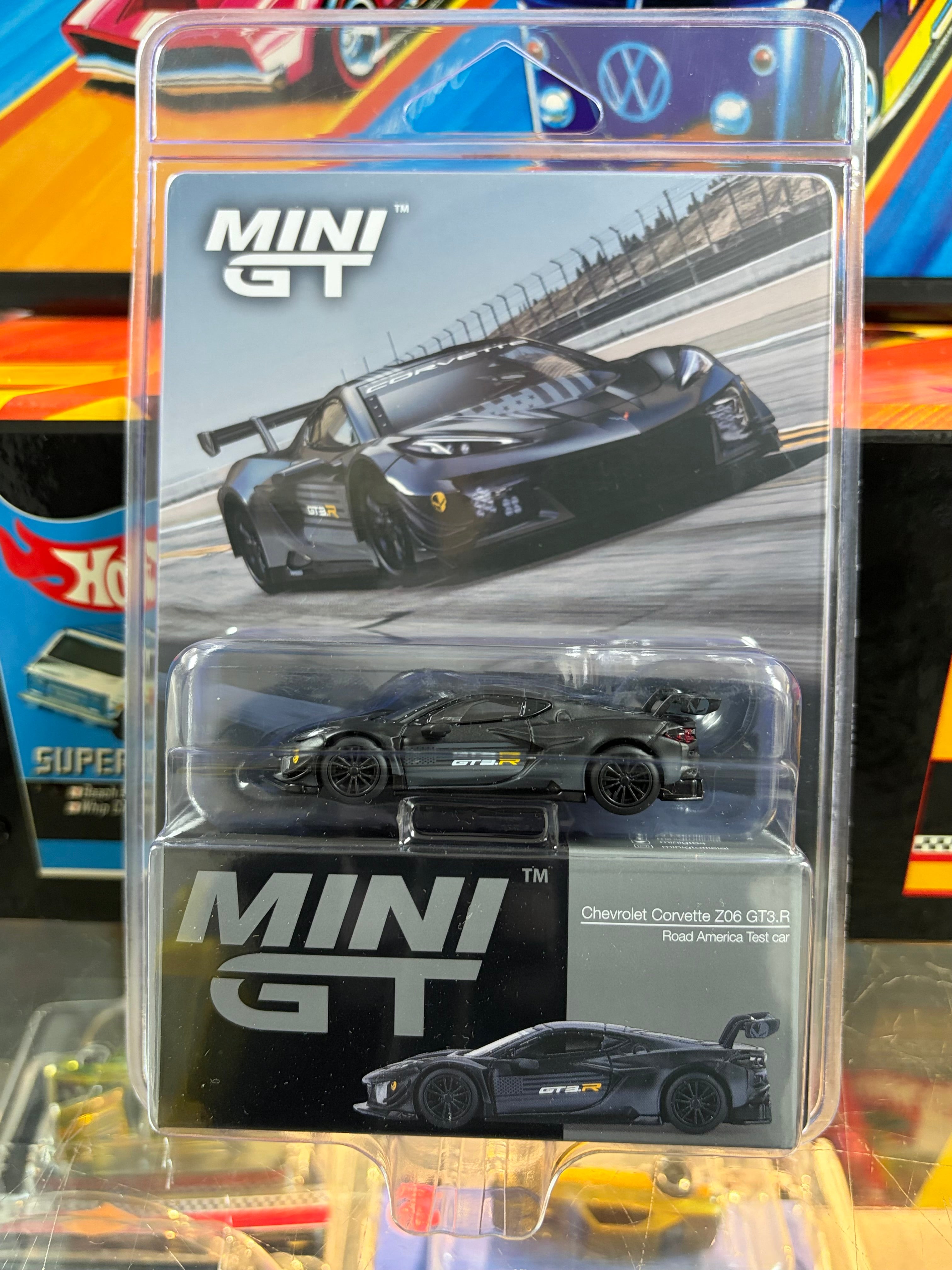 Mini GT #1186 Chevrolet Corvette Z06 GT3.R Road America Test Car