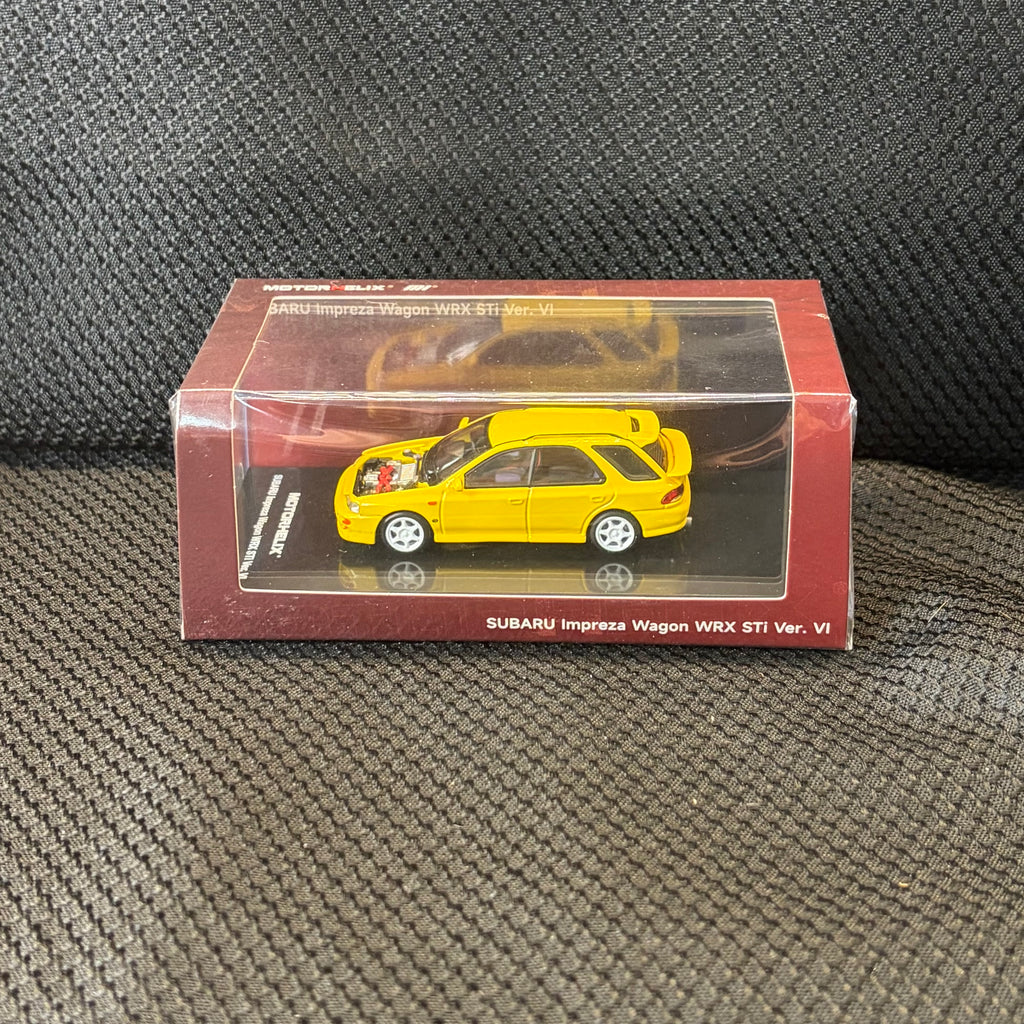 MOTORHELIX Subaru Impreza WRX STI Station Wagon 2003 Yellow