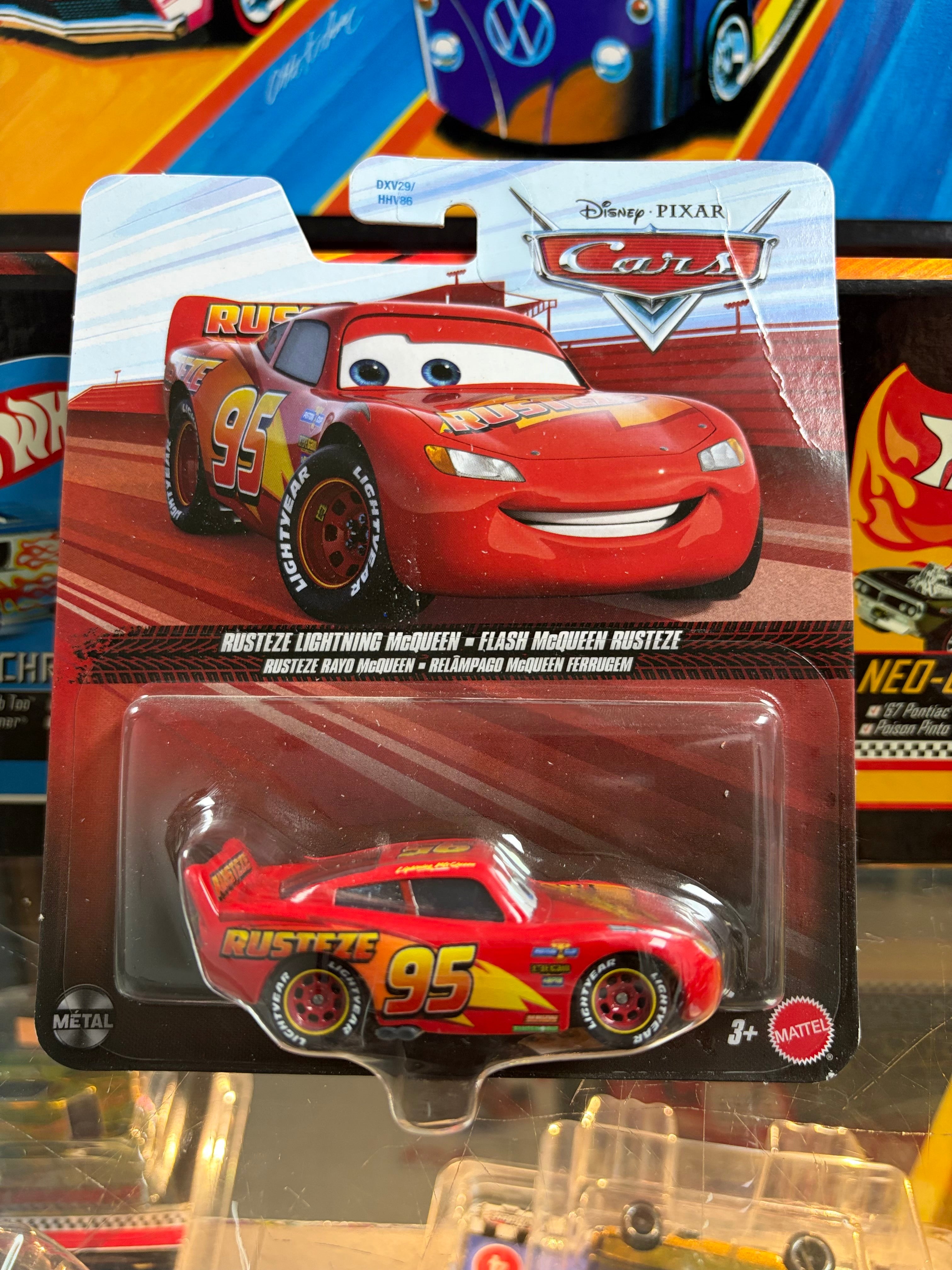 Disney Pixar Cars 1:55 Scale Die-Cast Metal – Rusteze Lightning McQueen