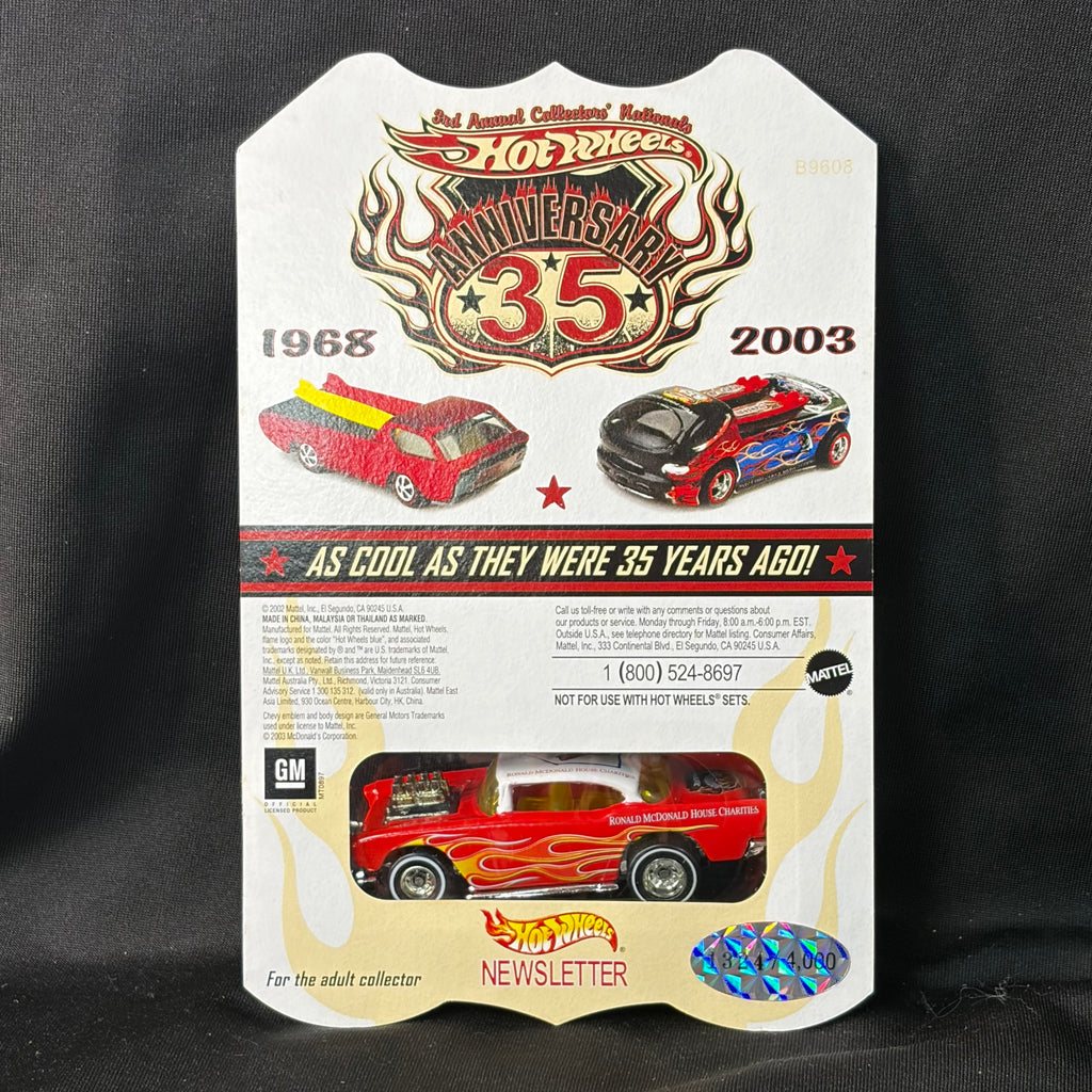 2003 35th Anniversary McDonald's House Charity '57 Chevy Red