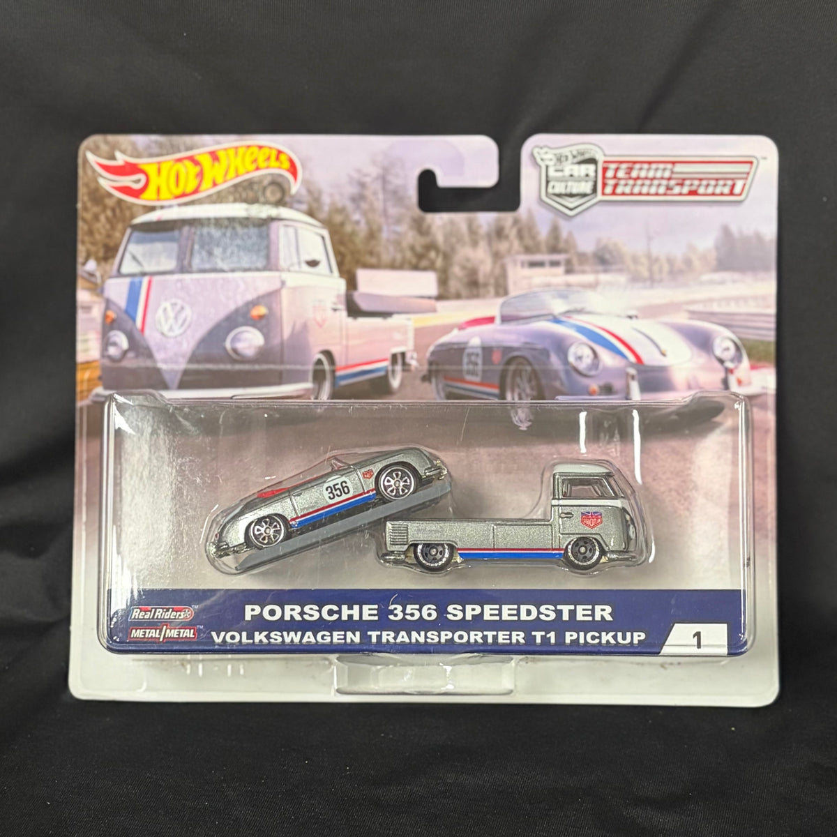 Hot Wheels Team Transport Porsche 356 Speedster & VW T1 Pickup
