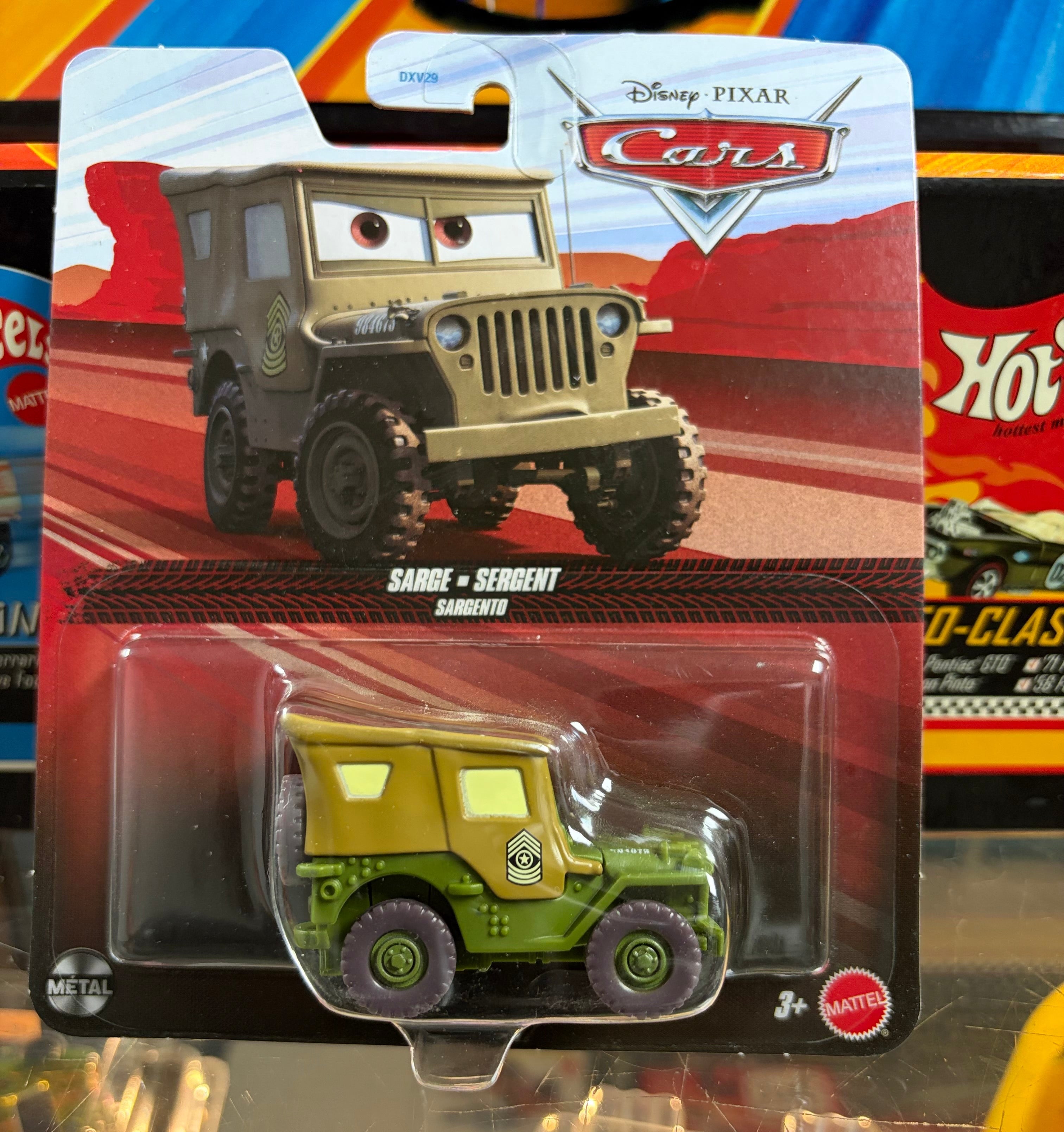 Disney Pixar Cars Die-Cast Vehicle Toy – Sarge