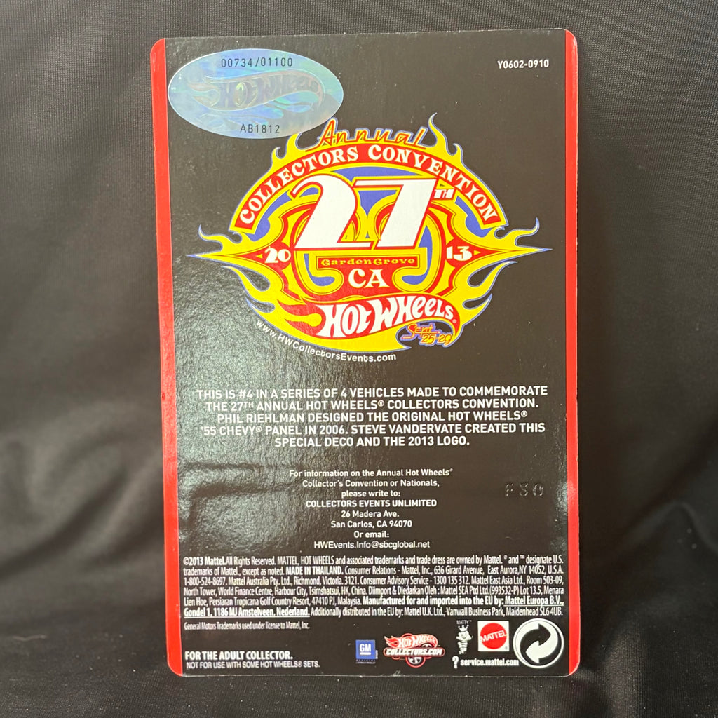 2013 Hot Wheels 27th Collectors Convention '55 Chevy Panel
