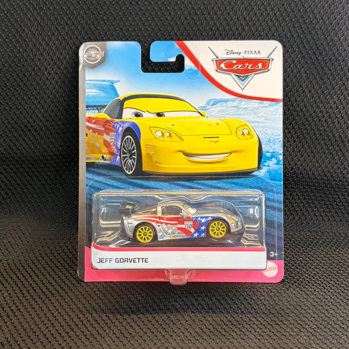Disney Pixar Cars Jeff Gorvette Silver Collection Diecast Car
