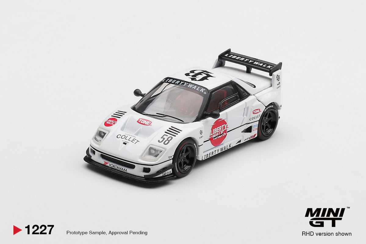 Mini GT #1227 Mazda AZ-1 Liberty Walk LB40 LB-Hinomaru RHD MGT01227-BL
