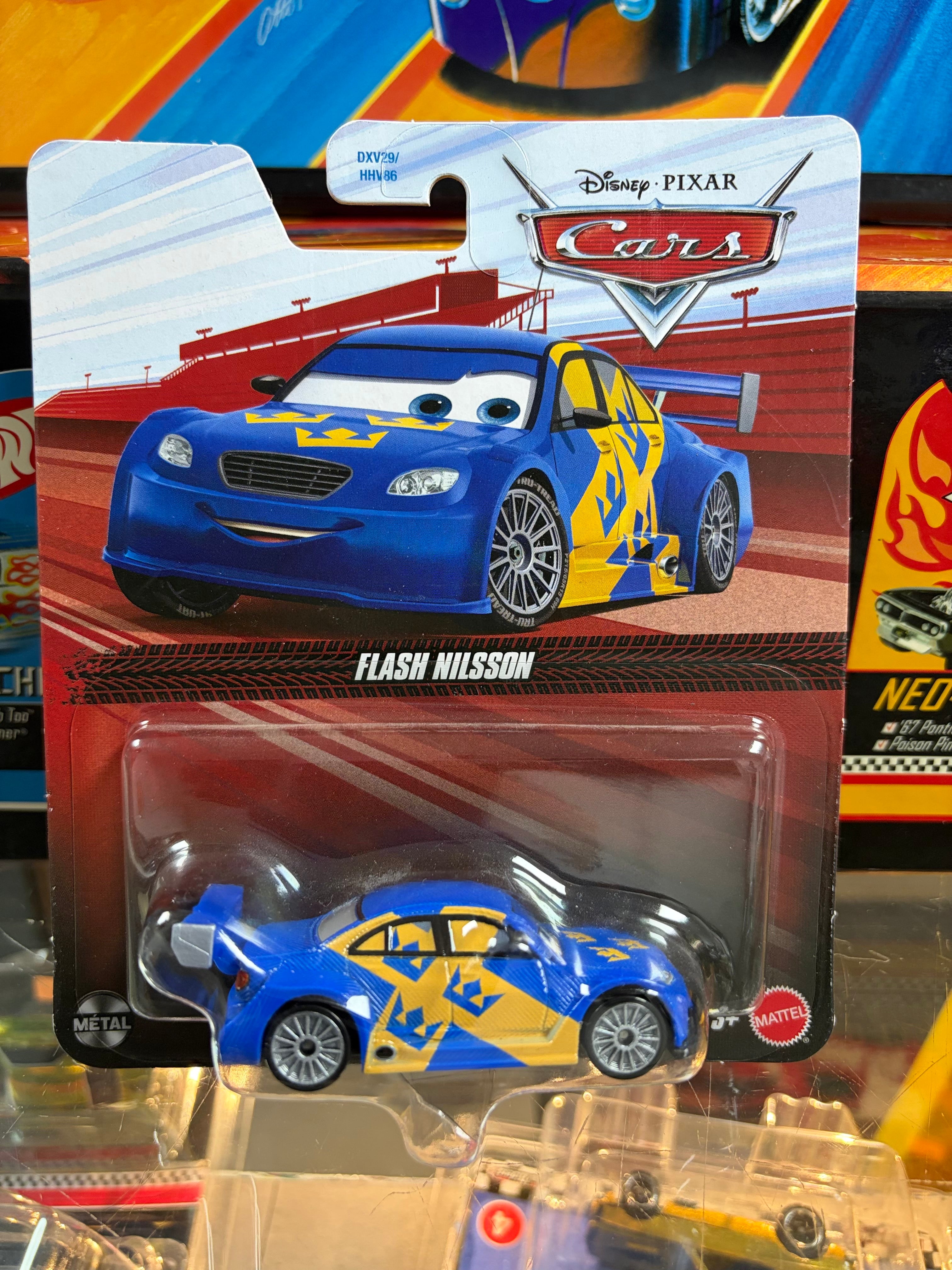 Disney Pixar Cars 2 1:55 Scale Metal Die-Cast – Flash Nilsson