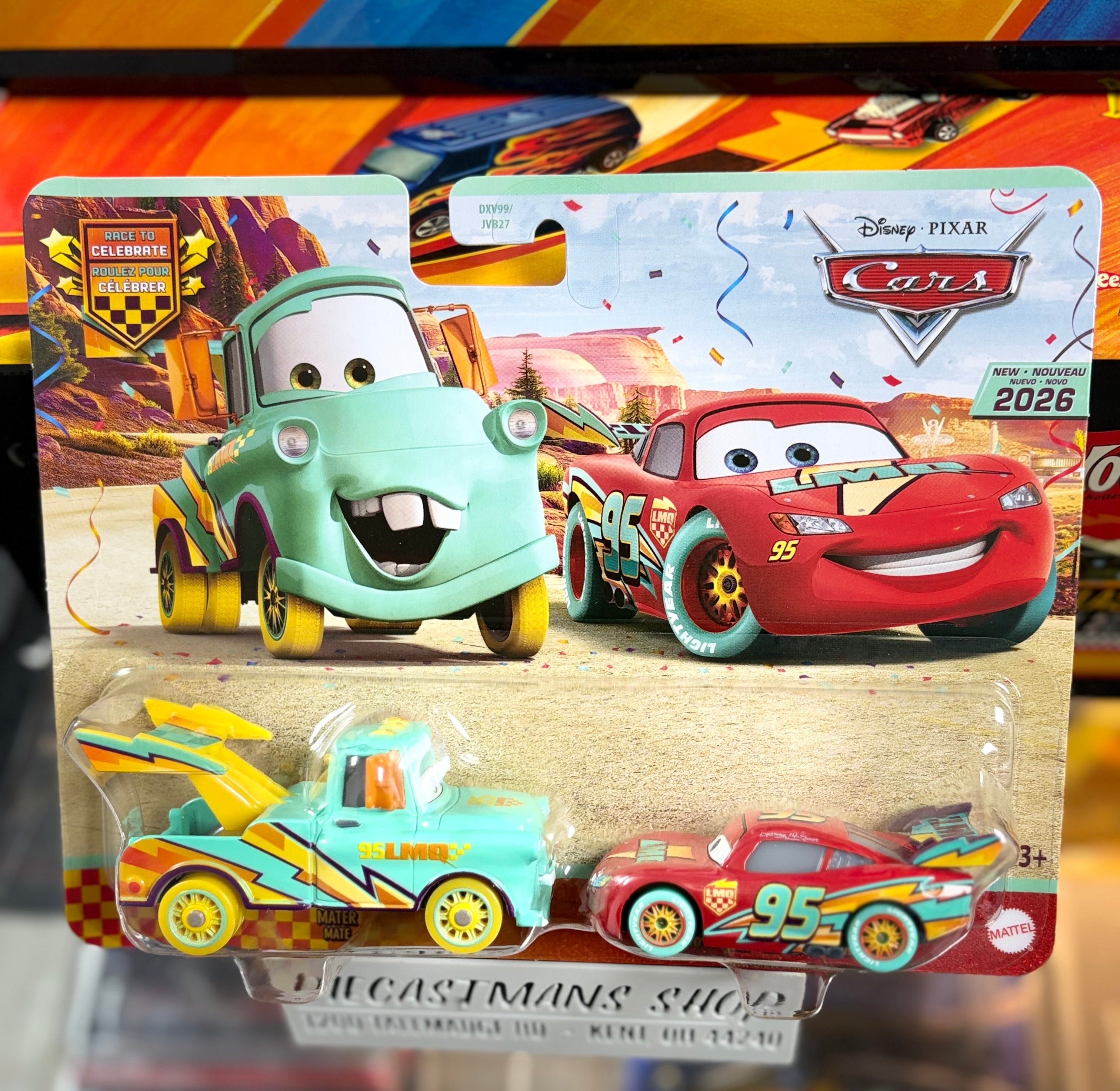 Disney Pixar Cars 20th Anniversary Race to Celebrate Lightning & Mater 2-Pack