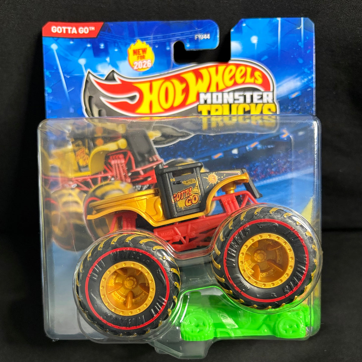 Hot Wheels Monster Truck Gotta Go Treasure Hunt Gold and Black
